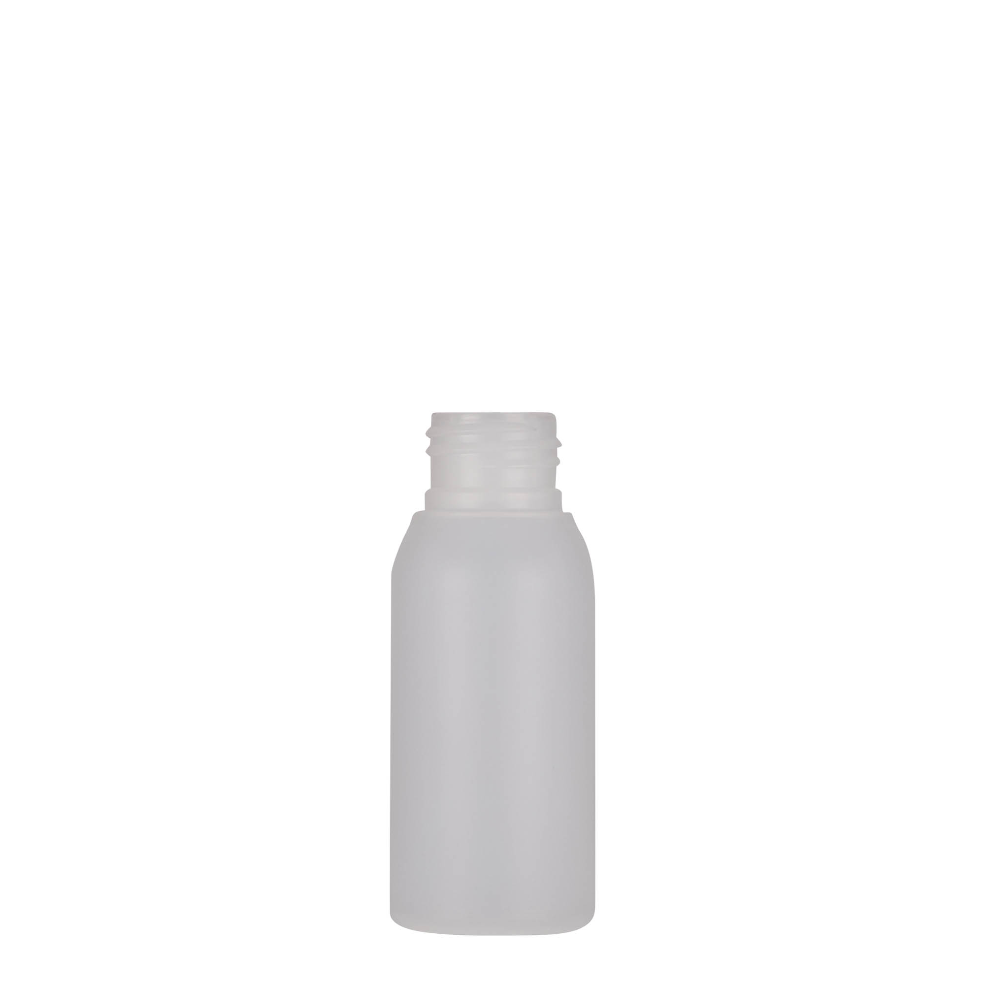 50 ml plastik şişe 'Tuffy', HDPE, doğal, ağız: 24/410 50 ml plastik şişe 'Tuffy', HDPE, doğal, ağız: 24/410
