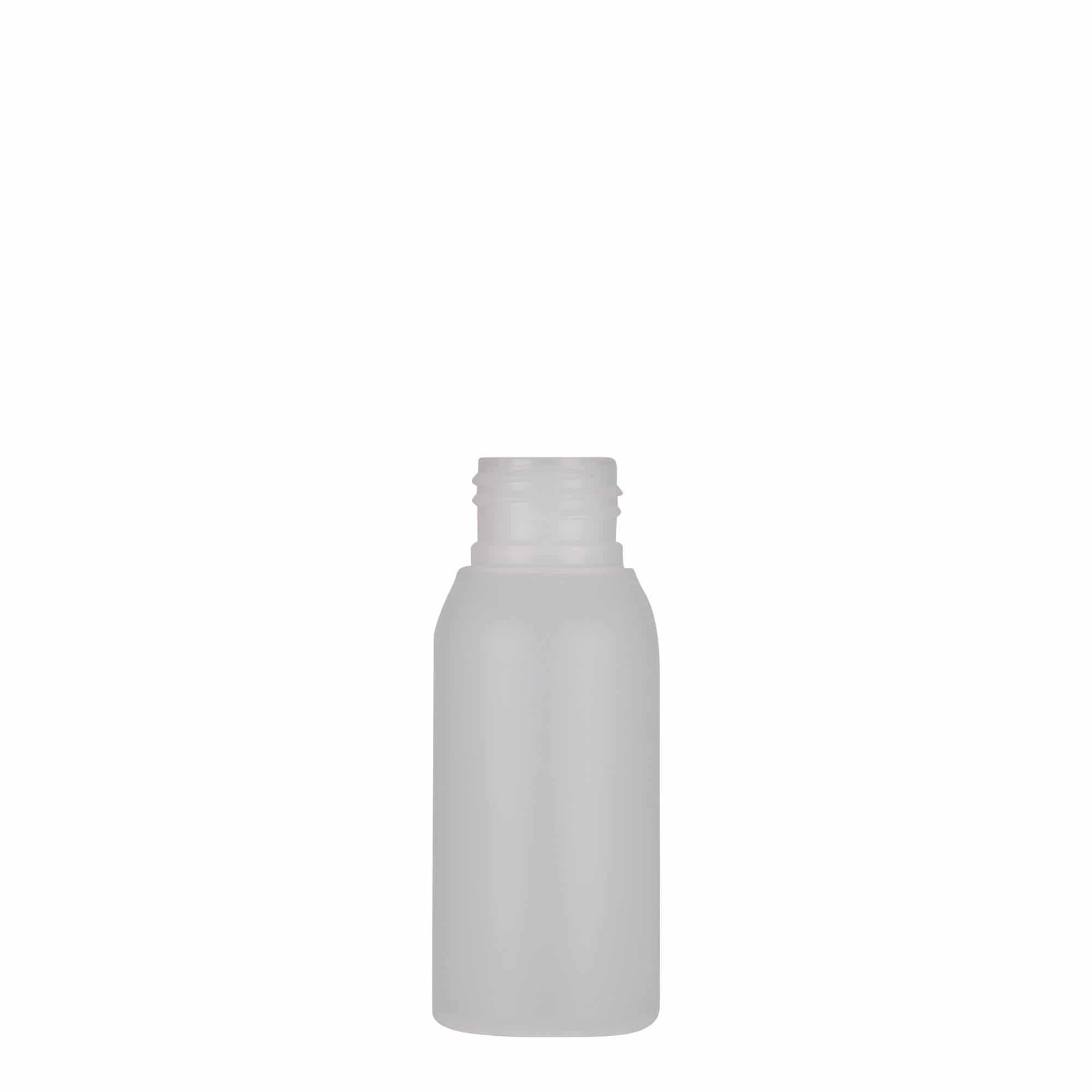 50 ml plastik şişe 'Tuffy', HDPE, doğal, ağız: 24/410