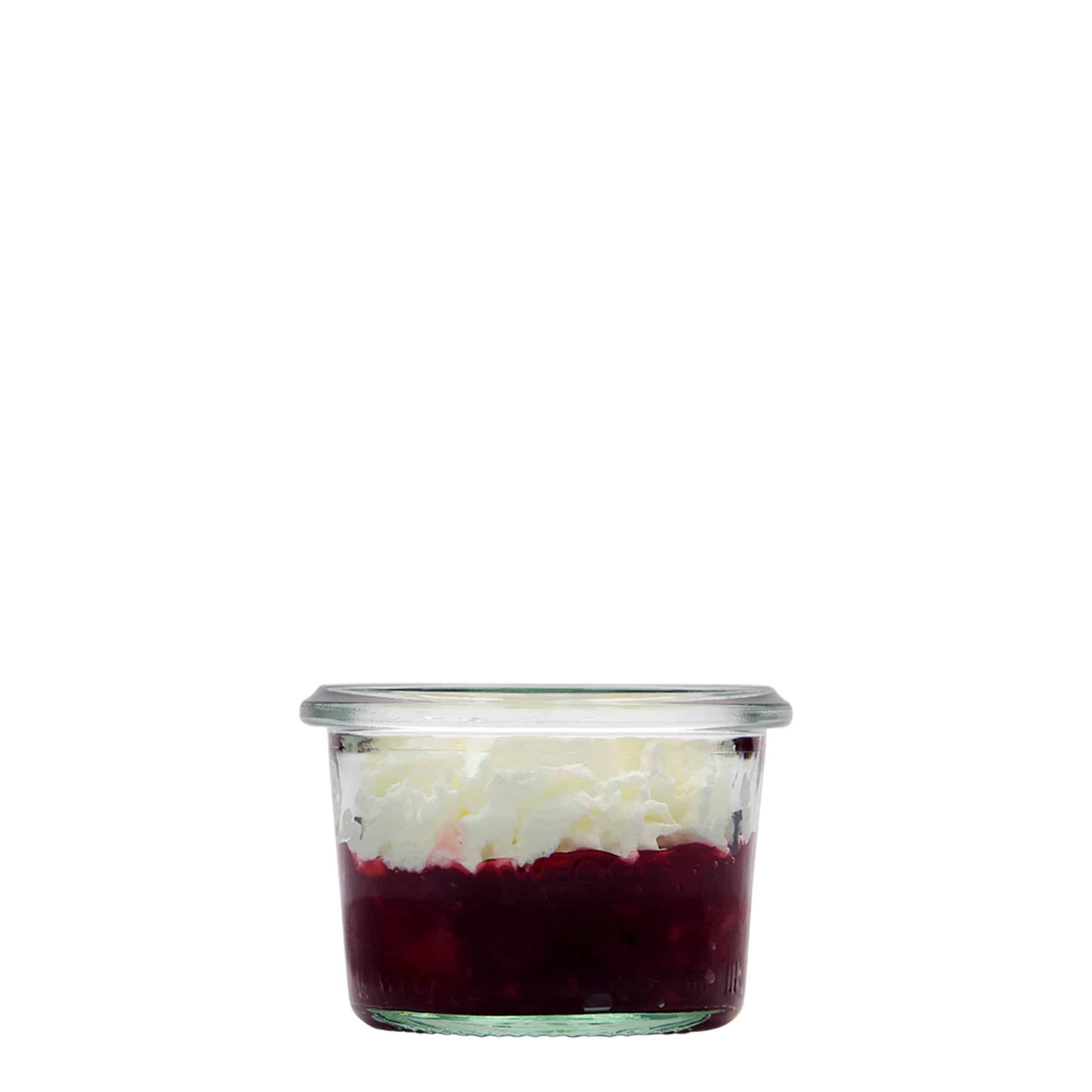 80 ml WECK kavanoz, ağız: yuvarlak kenar