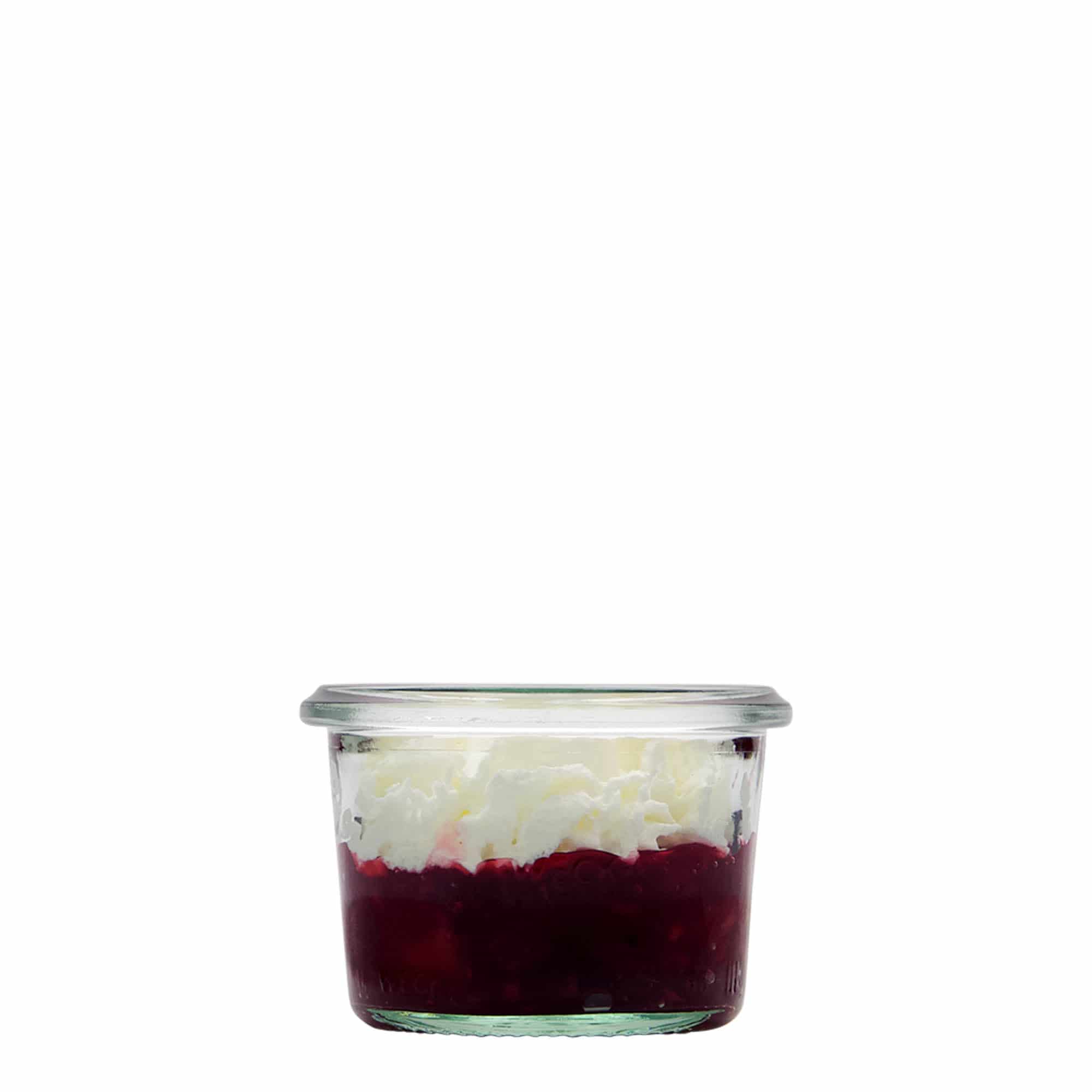 80 ml WECK kavanoz, ağız: yuvarlak kenar