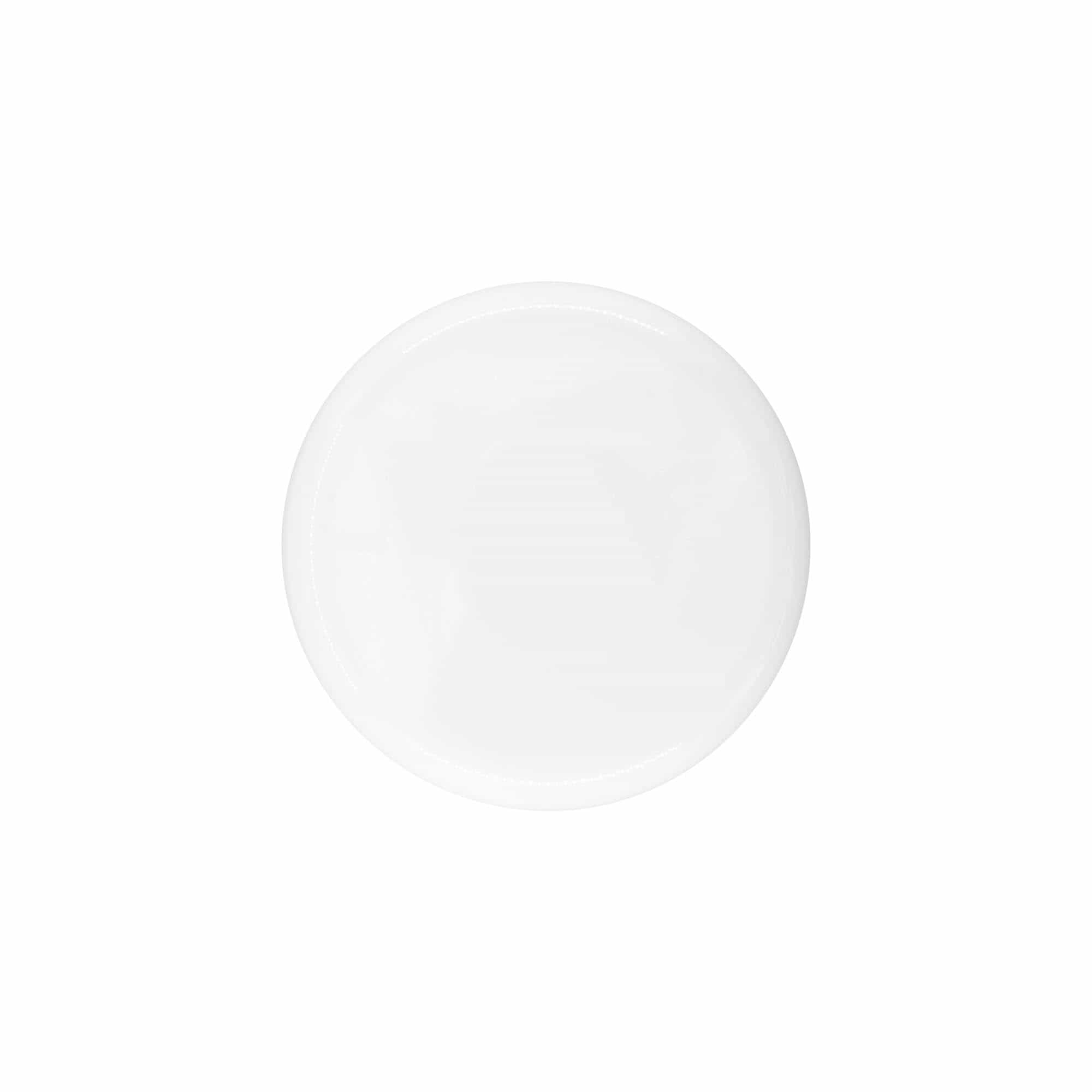 Vida kapak 150 ml 'Bianca' için, PP plastik, beyaz