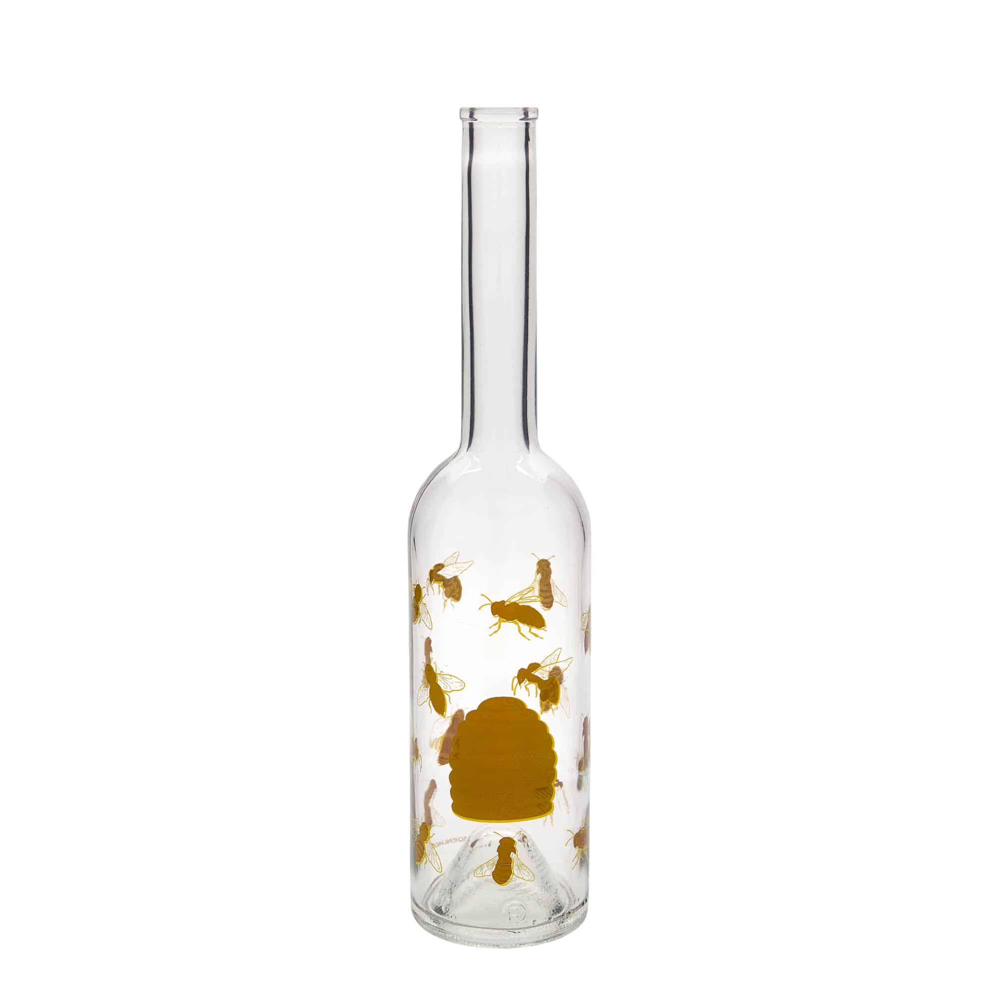500 ml Cam Şişe 'Opera', Motif: Arılar, Ağız: Mantar 500 ml Cam Şişe 'Opera', Motif: Arılar, Ağız: Mantar