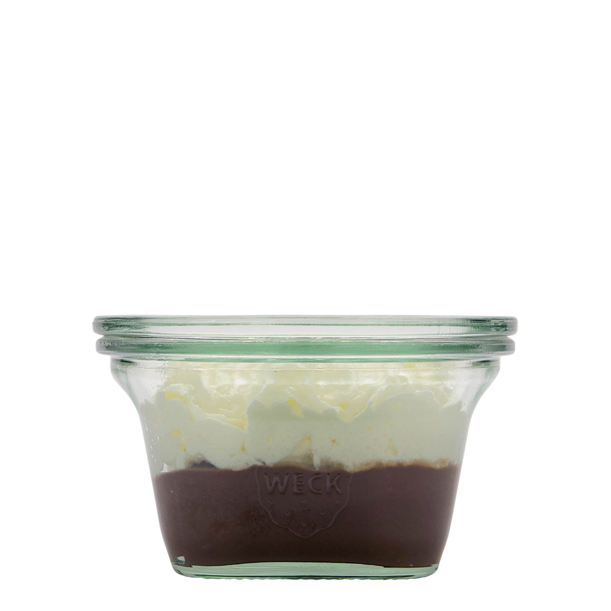 290 ml WECK-Quadroglas, kare, ağız: yuvarlak kenar