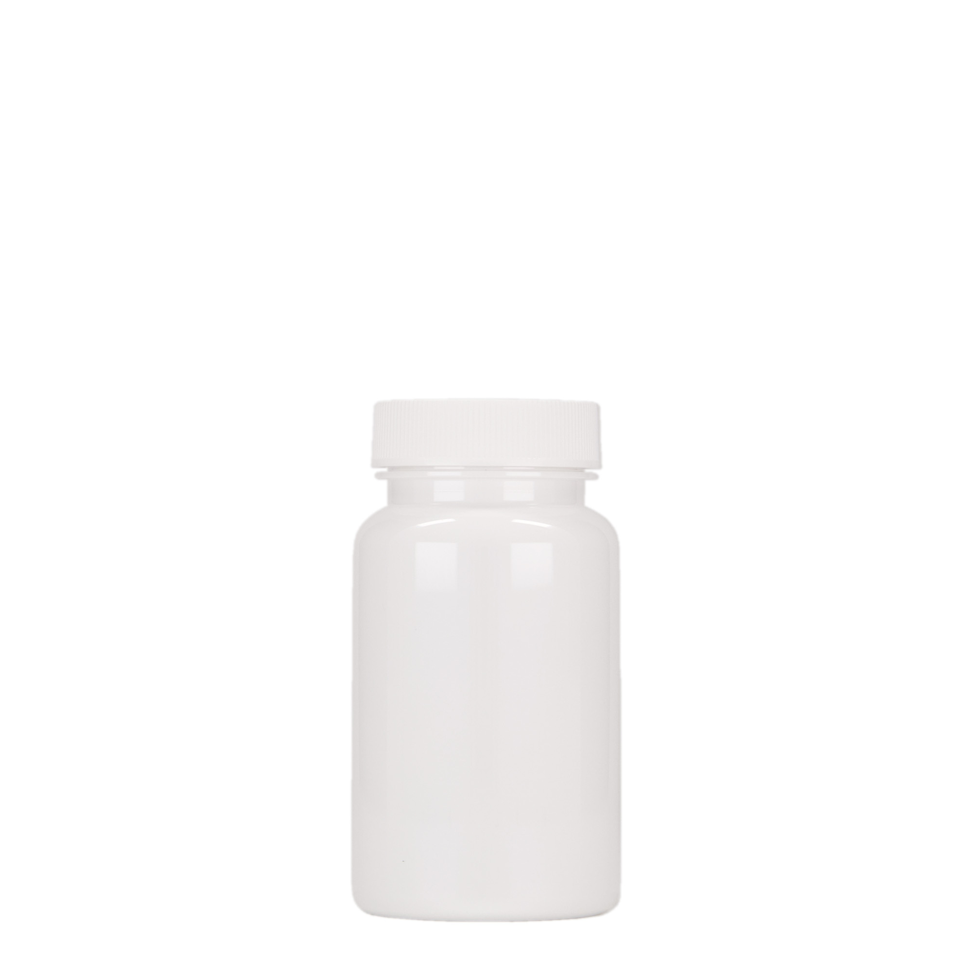 100 ml PET şişe, plastik, beyaz, ağız: 38/400