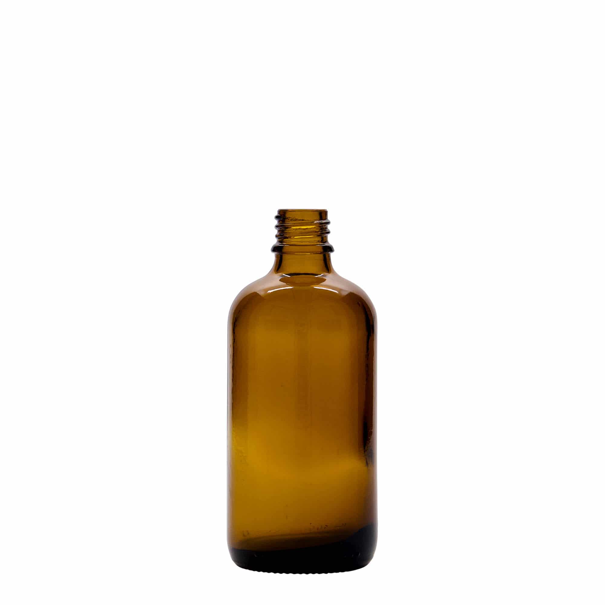 100 ml Sprey Şişesi İlaç, Cam, Kahverengi, Ağız: DIN 18