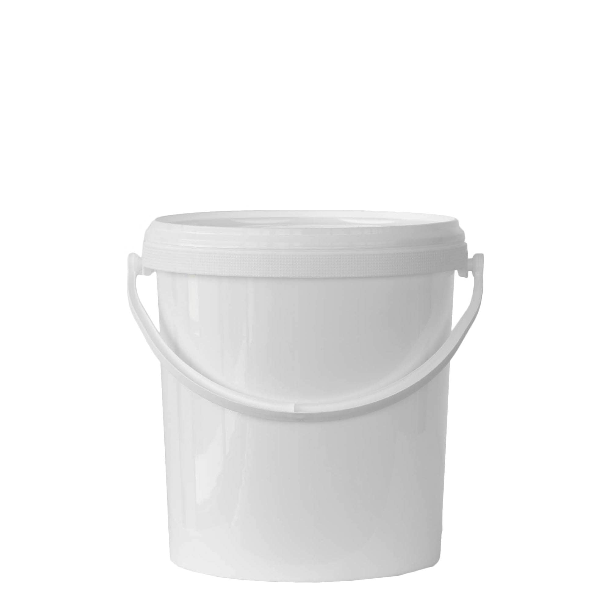6 l Kova, PP plastik, beyaz