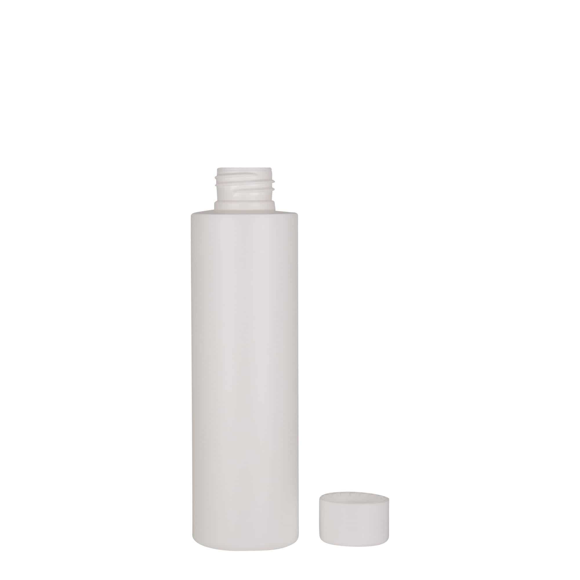 150 ml plastik şişe 'Pipe', HDPE, beyaz, ağız: 24/410