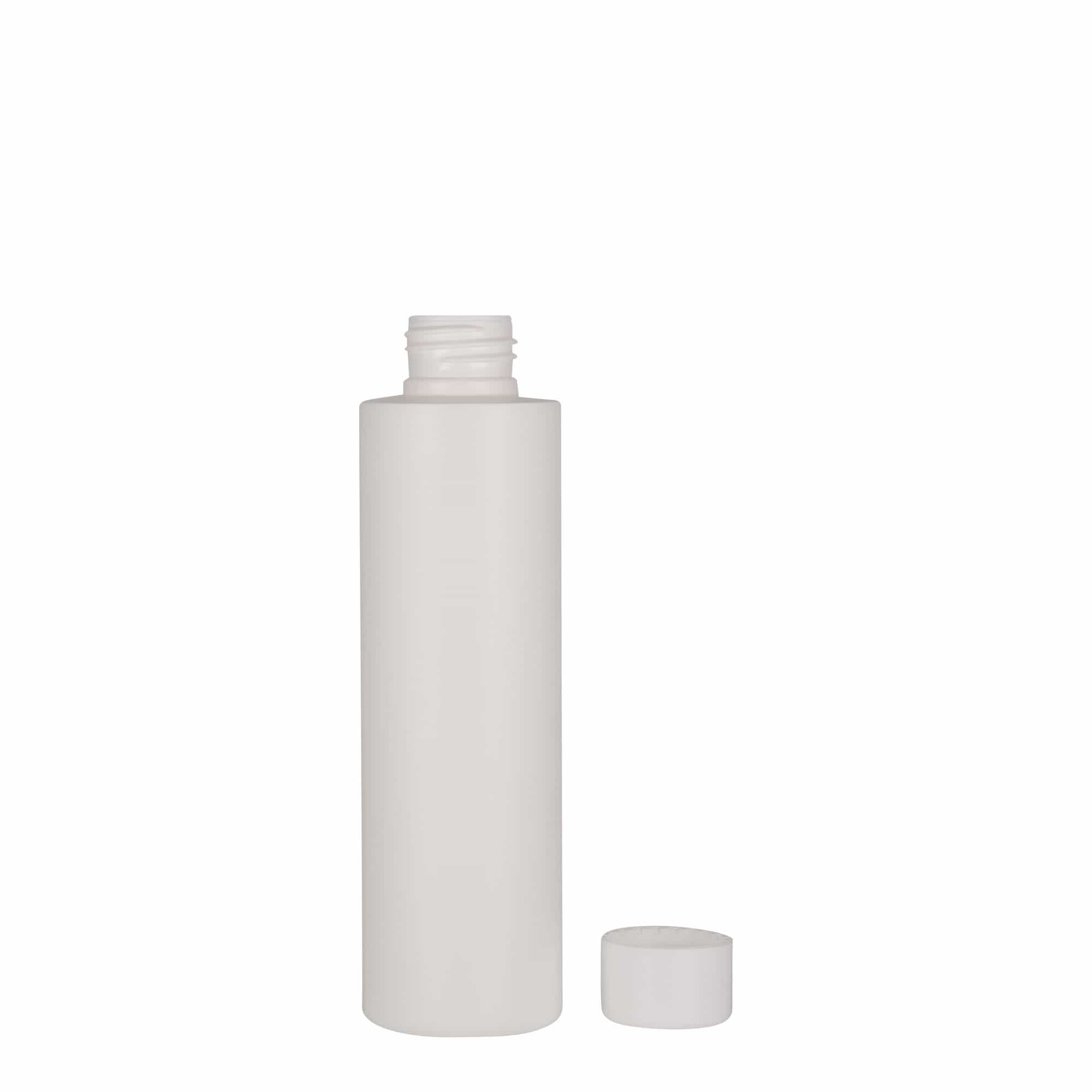 150 ml plastik şişe 'Pipe', HDPE, beyaz, ağız: 24/410