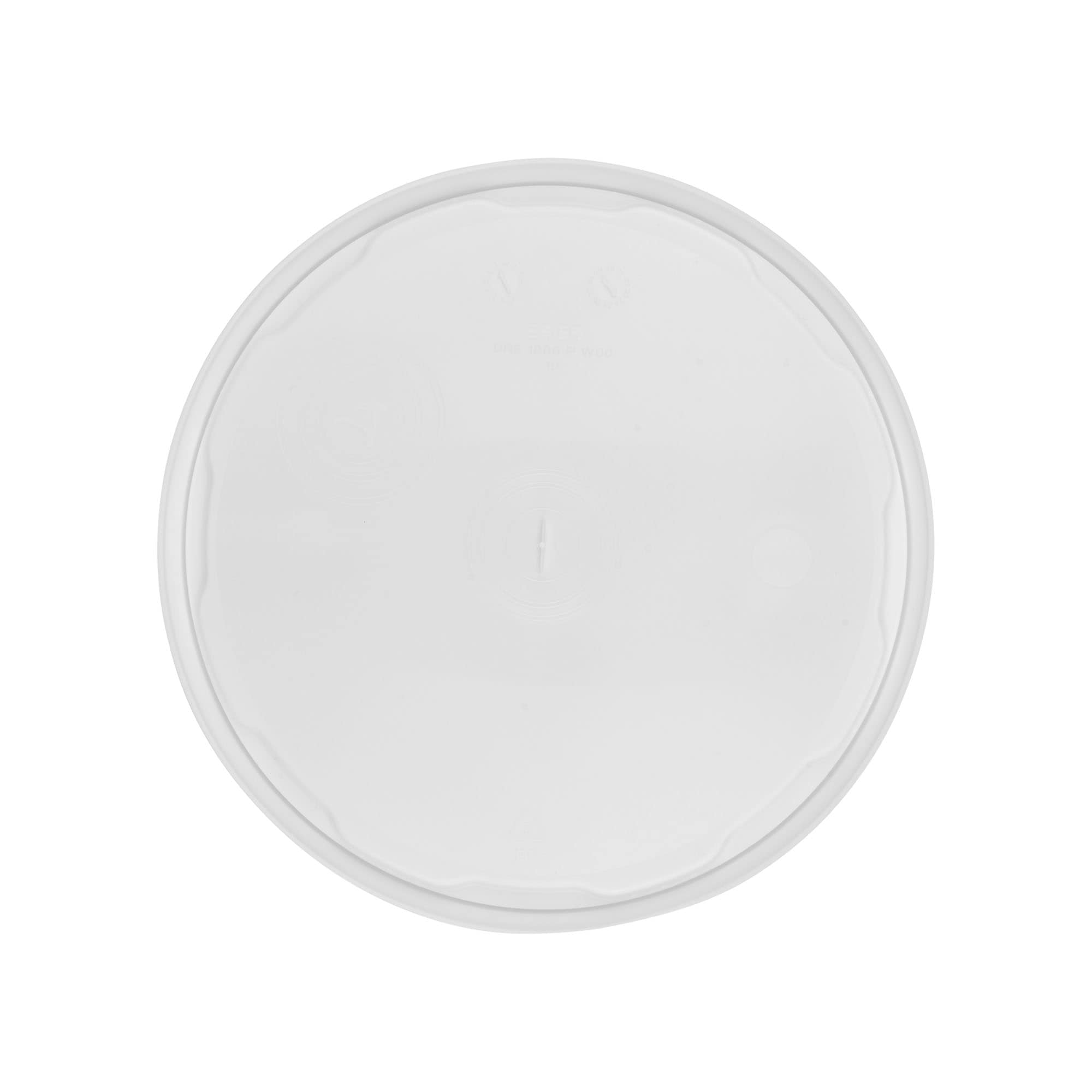 Kapak, 10 litrelik kova için, PP plastik, beyaz