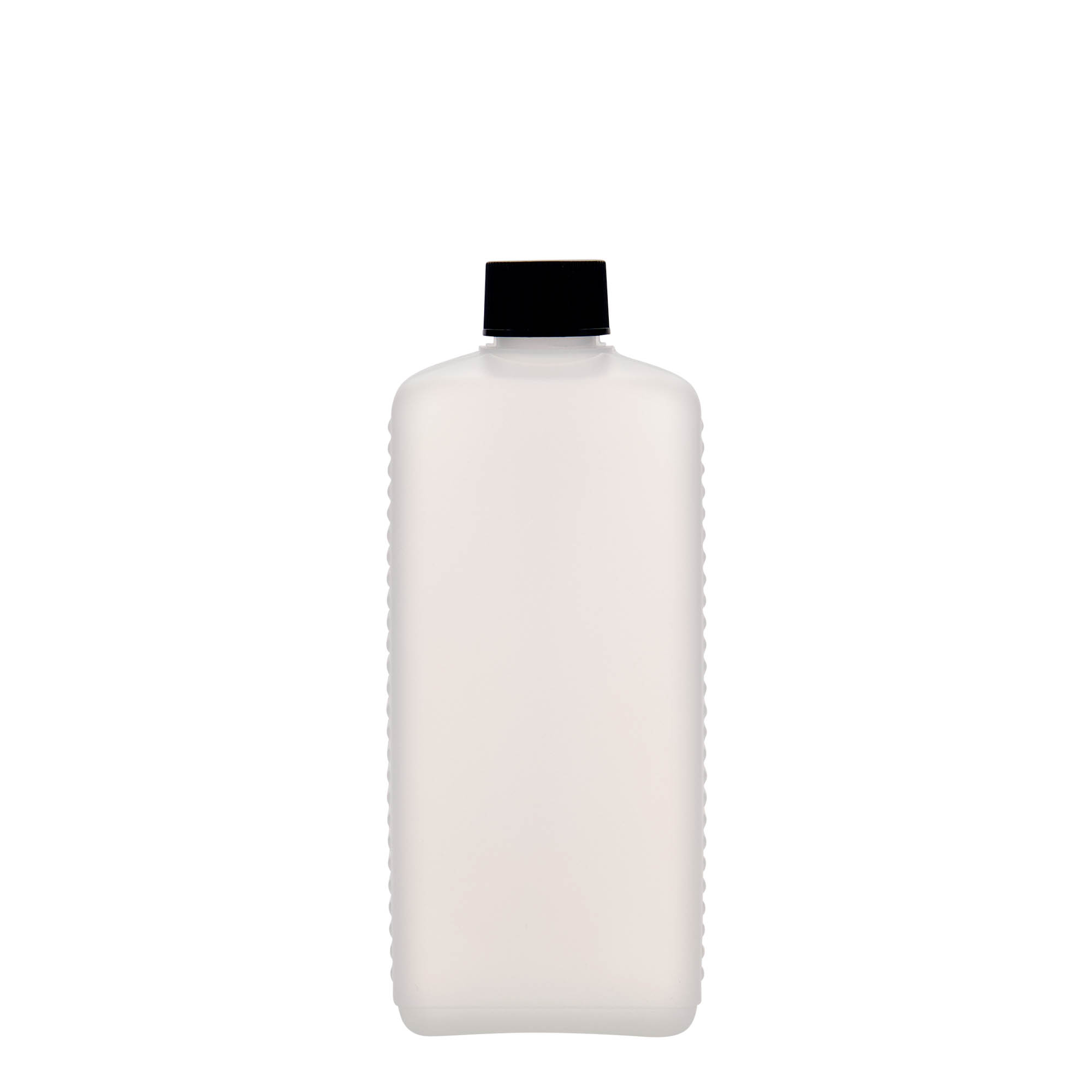 500 ml Kanister şişe, dikdörtgen, HDPE plastik, doğal, ağız: DIN 25 EPE 500 ml Kanister şişe, dikdörtgen, HDPE plastik, doğal, ağız: DIN 25 EPE