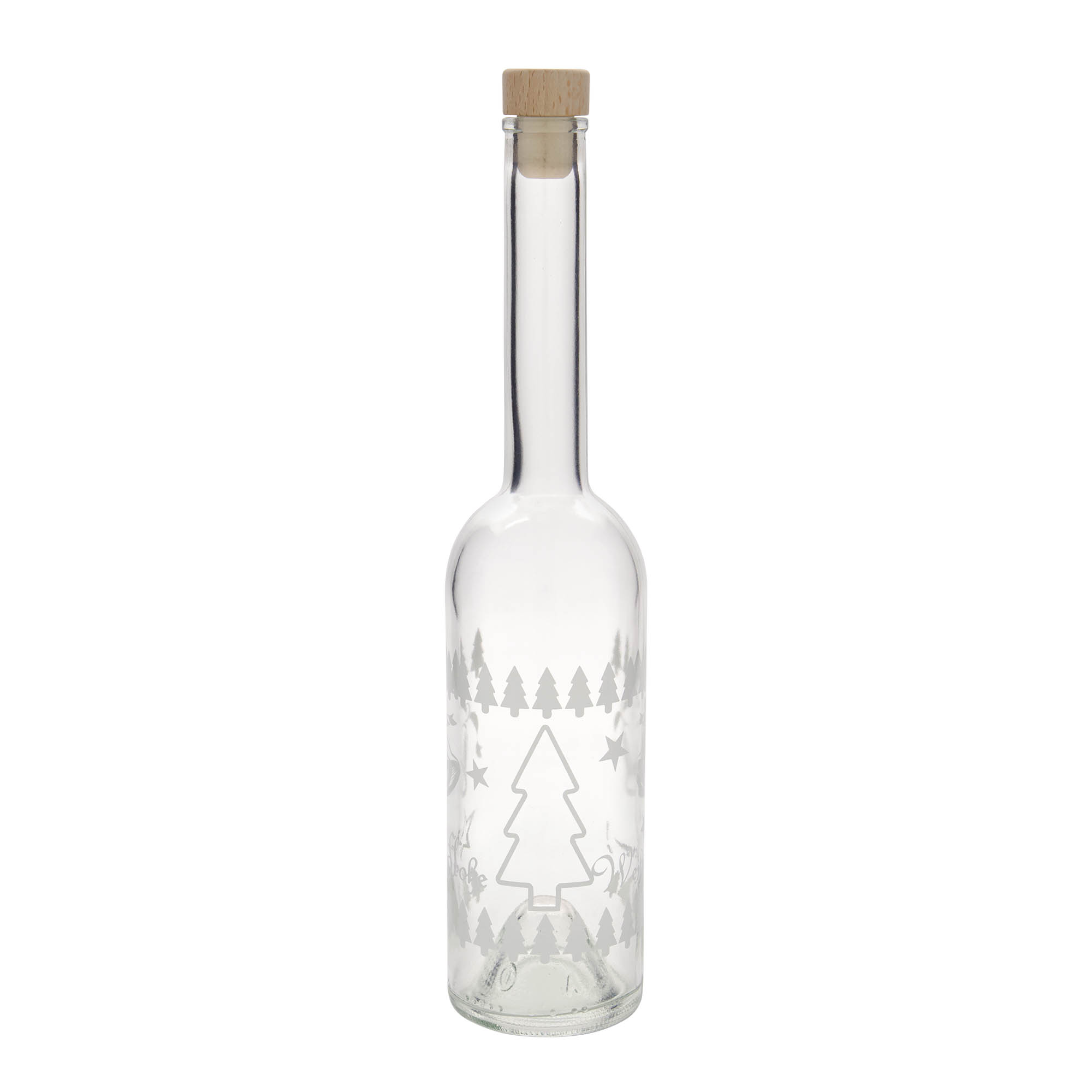500 ml Cam şişe 'Opera', Motif: Klasik Noel, Ağız: Mantar 500 ml Cam şişe 'Opera', Motif: Klasik Noel, Ağız: Mantar