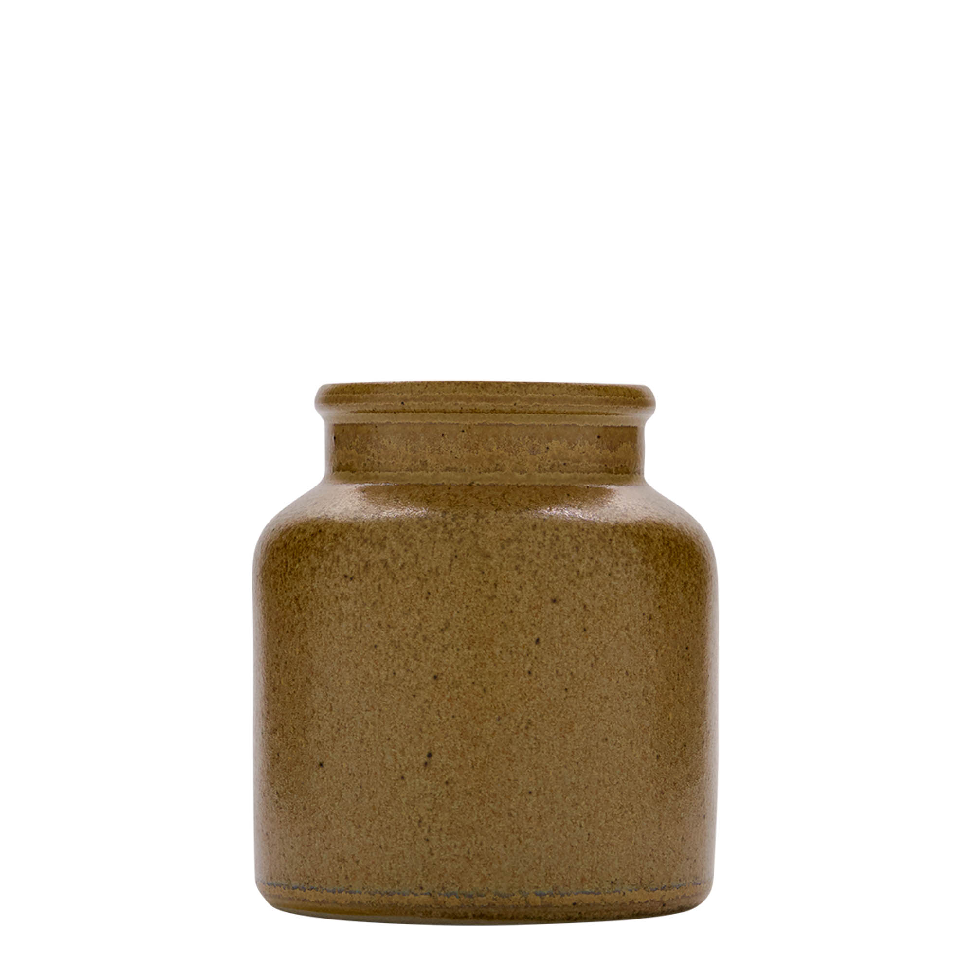 270 ml taş toprak kabı, seramik, kahverengi-kristal, ağız: kapaklı 270 ml taş toprak kabı, seramik, kahverengi-kristal, ağız: kapaklı