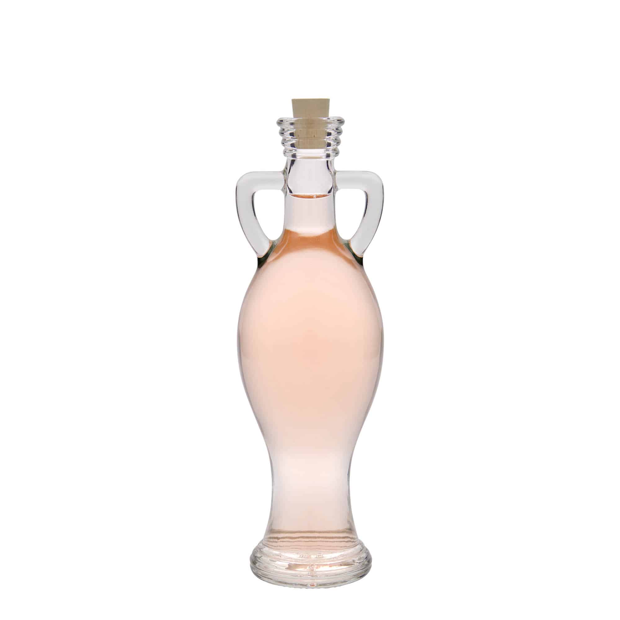 200 ml Cam şişe 'Amphore', Ağız: Mantar