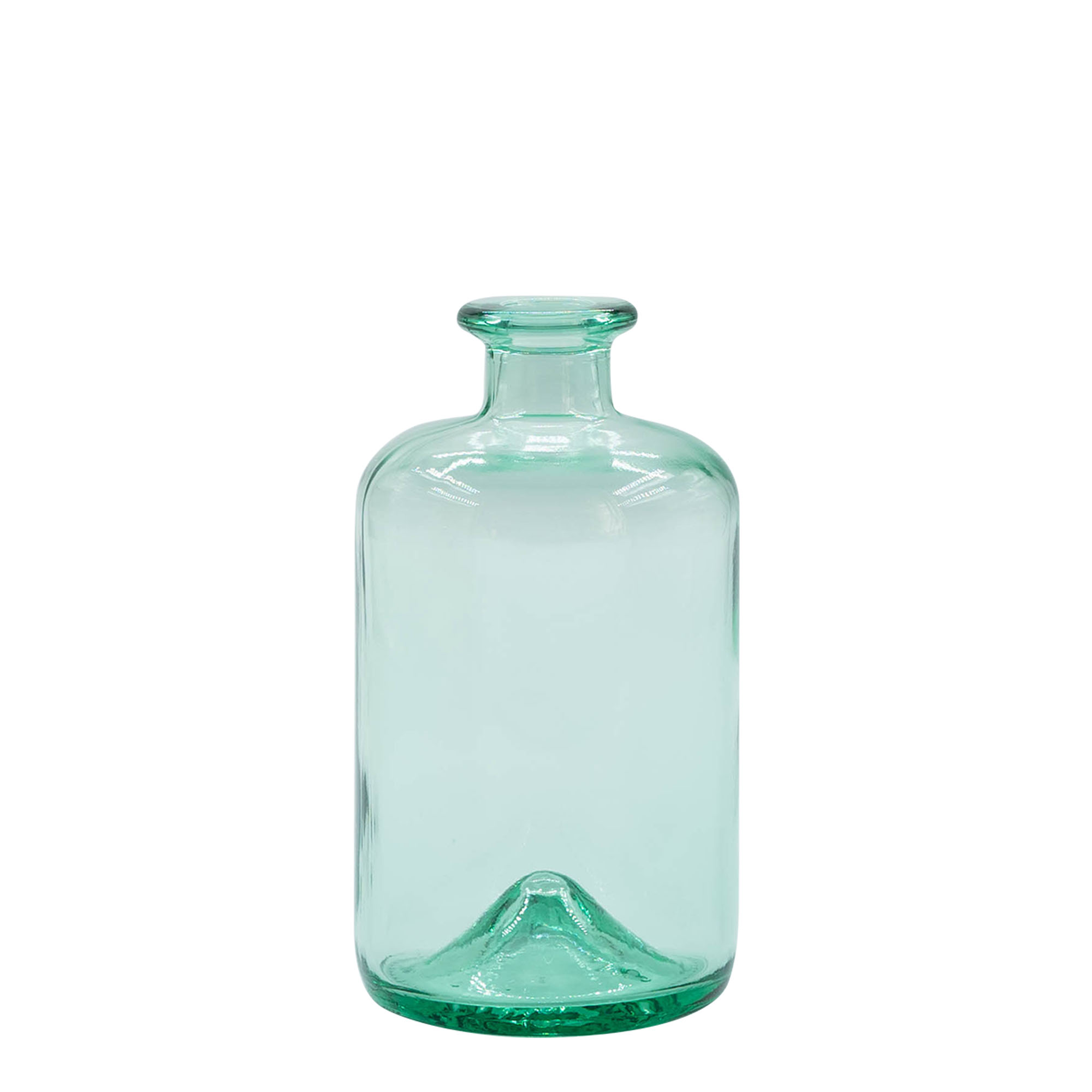 500 ml cam şişe 'Pharma', ağız: mantar