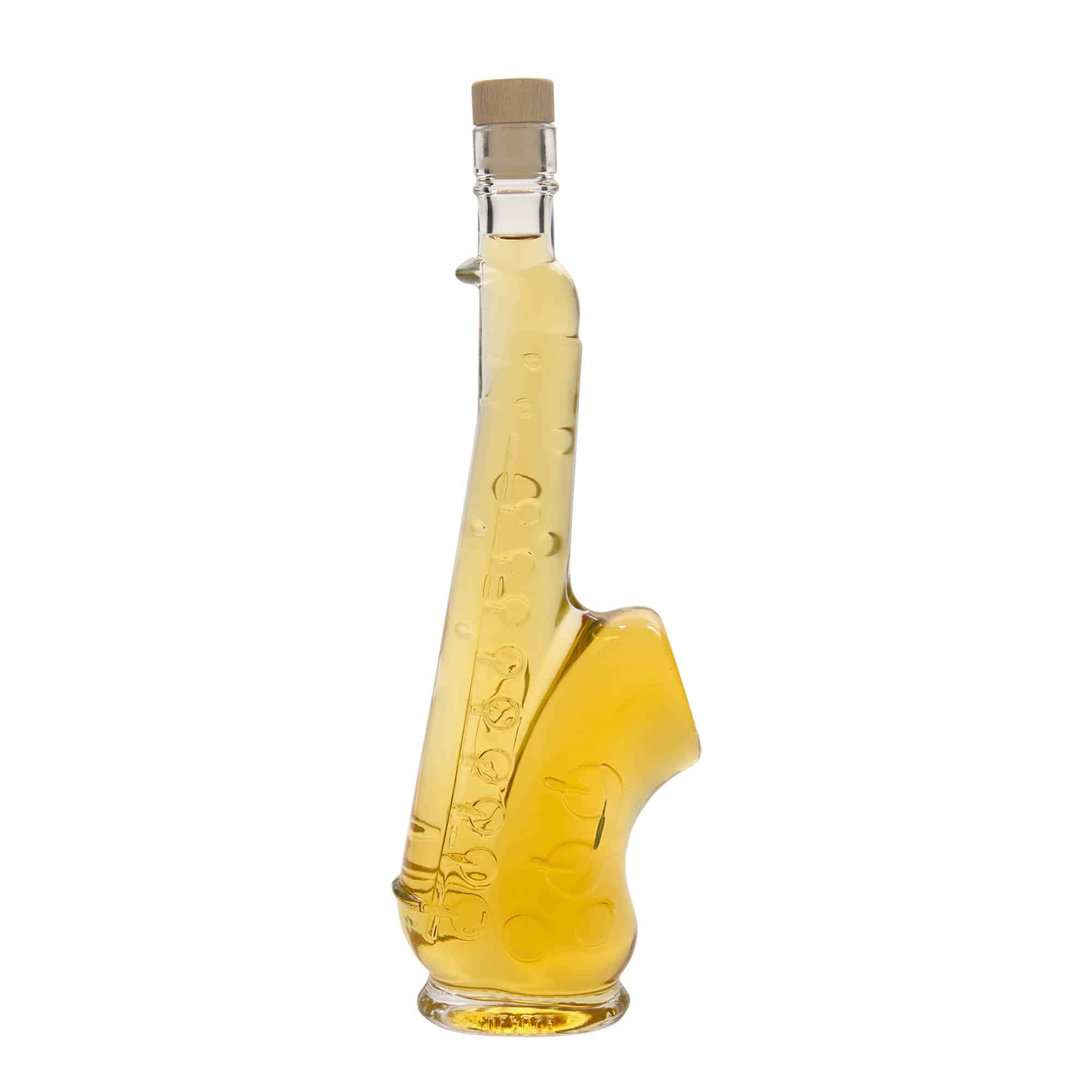 500 ml cam şişe 'Saksafon', ağız: mantar
