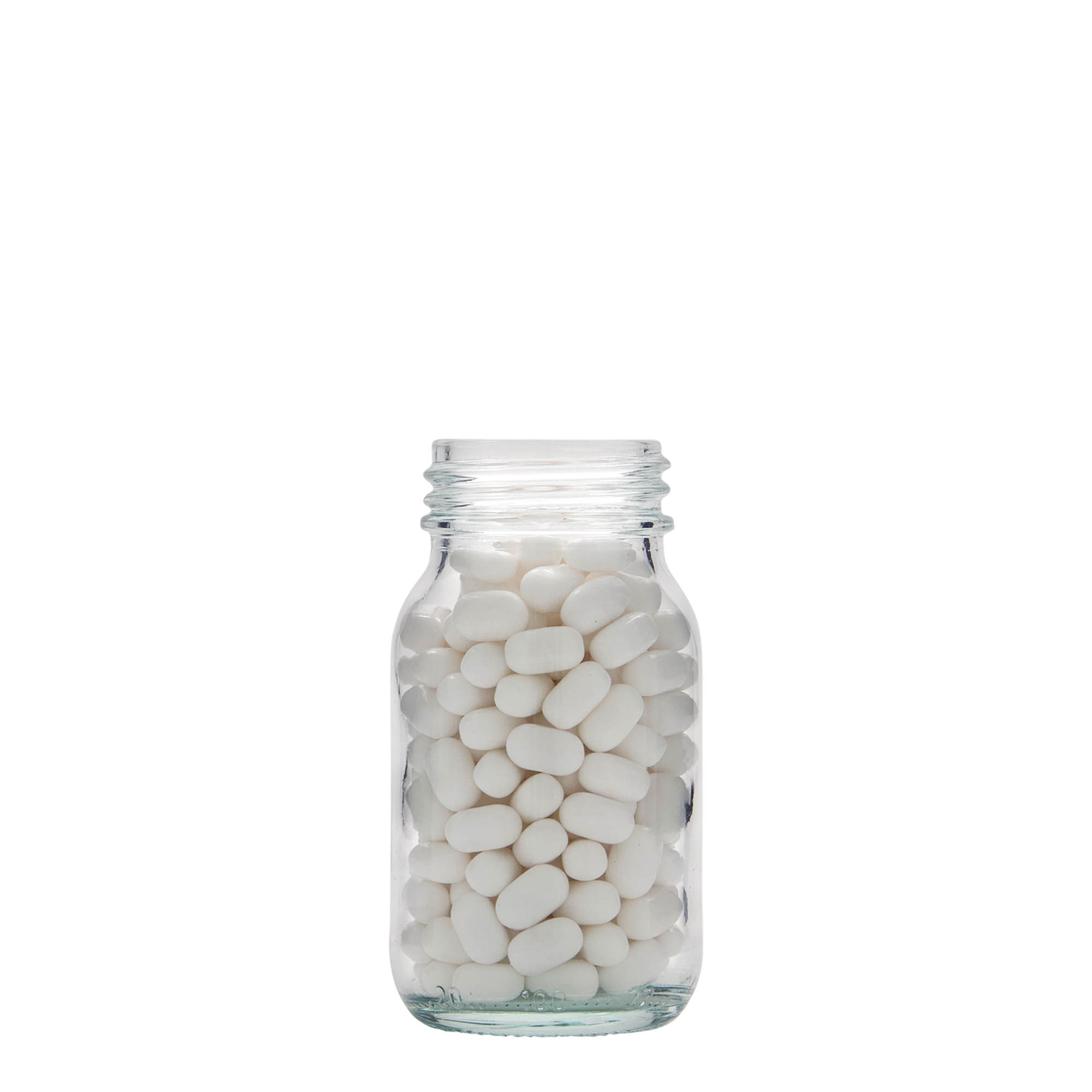 100 ml geniş ağızlı cam, ağız çapı: DIN 40
