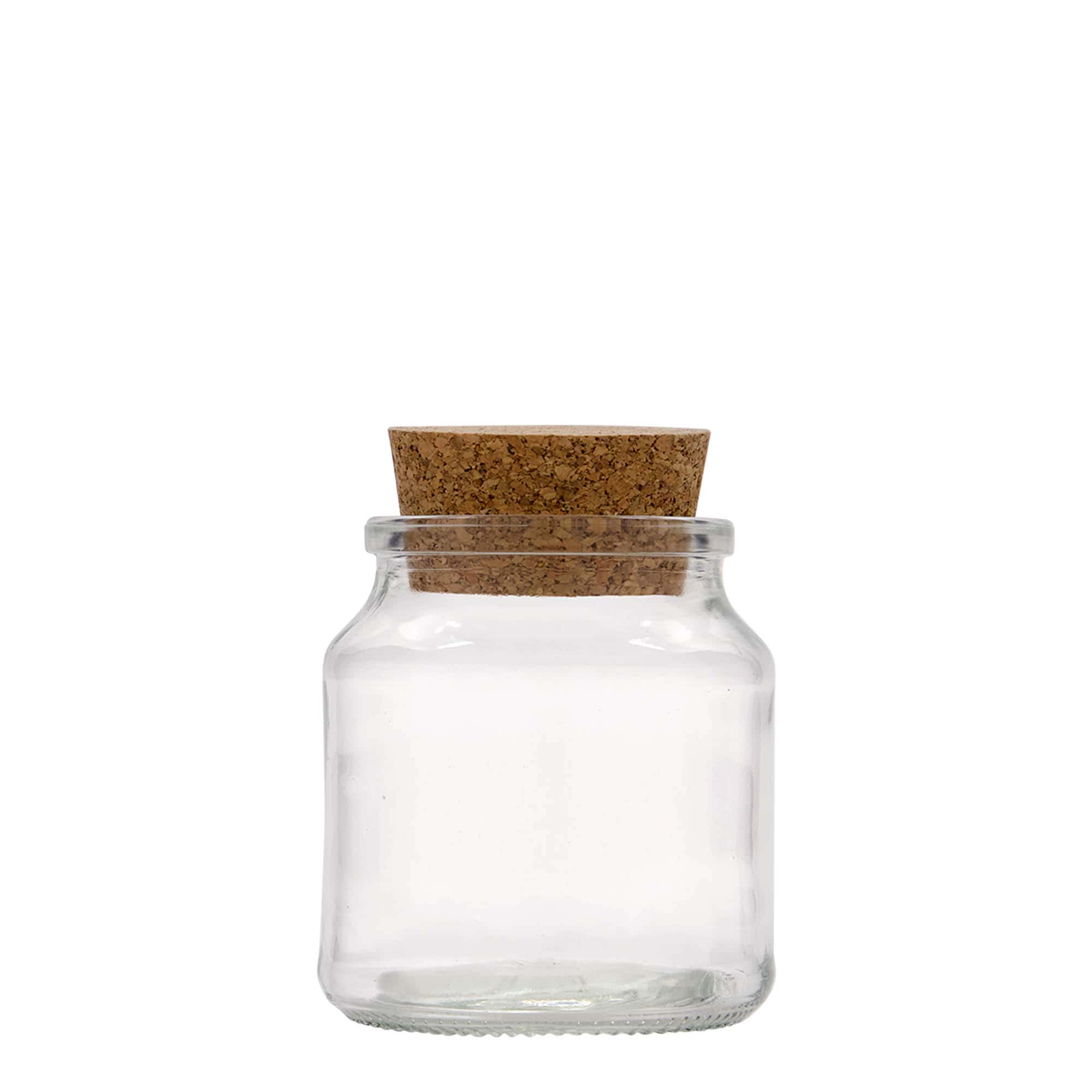 205 ml mantar kapaklı cam, ağız kısmı: mantar