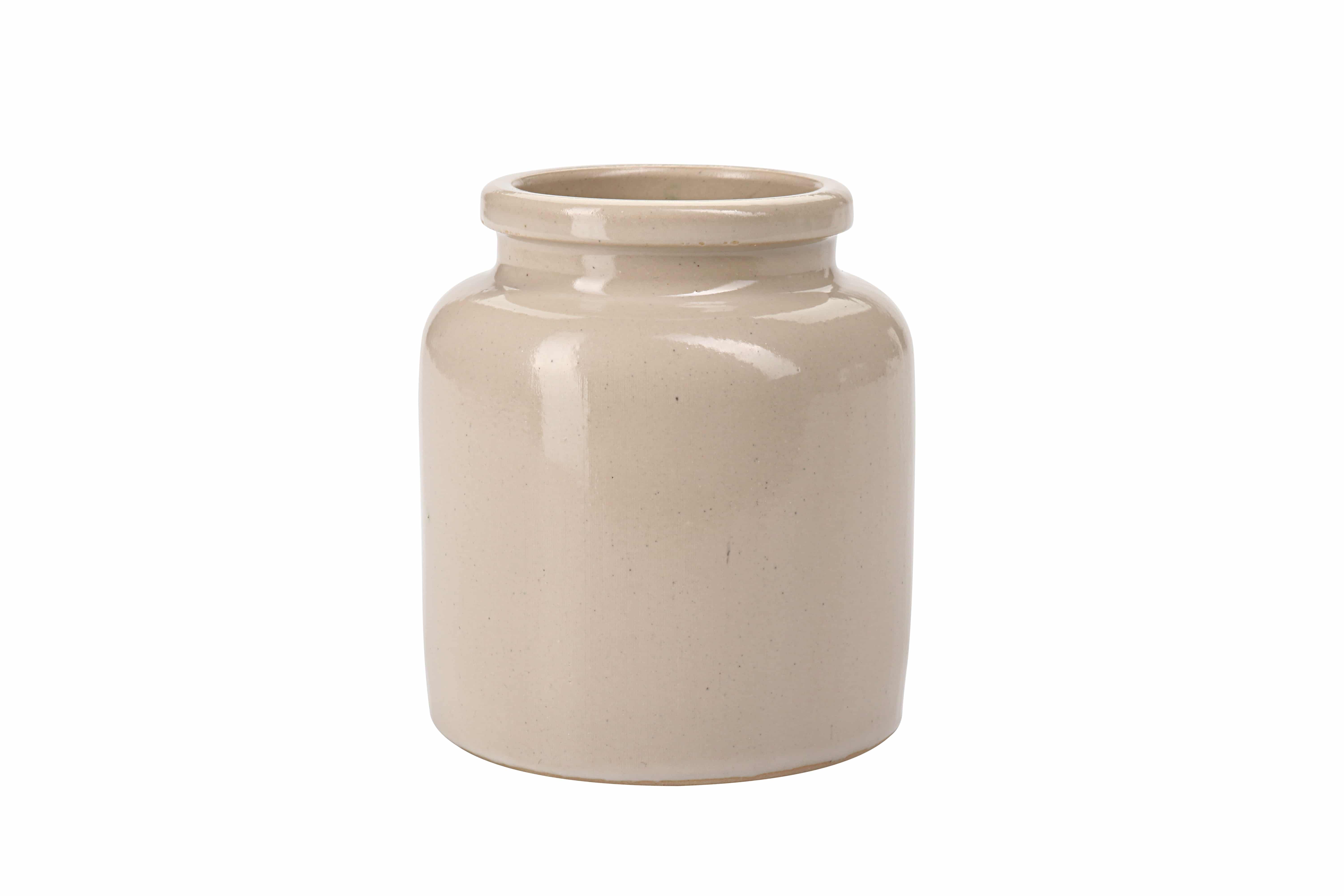 270 ml Taş toprak testi, seramik, bej, ağız: kapaklı 270 ml Taş toprak testi, seramik, bej, ağız: kapaklı