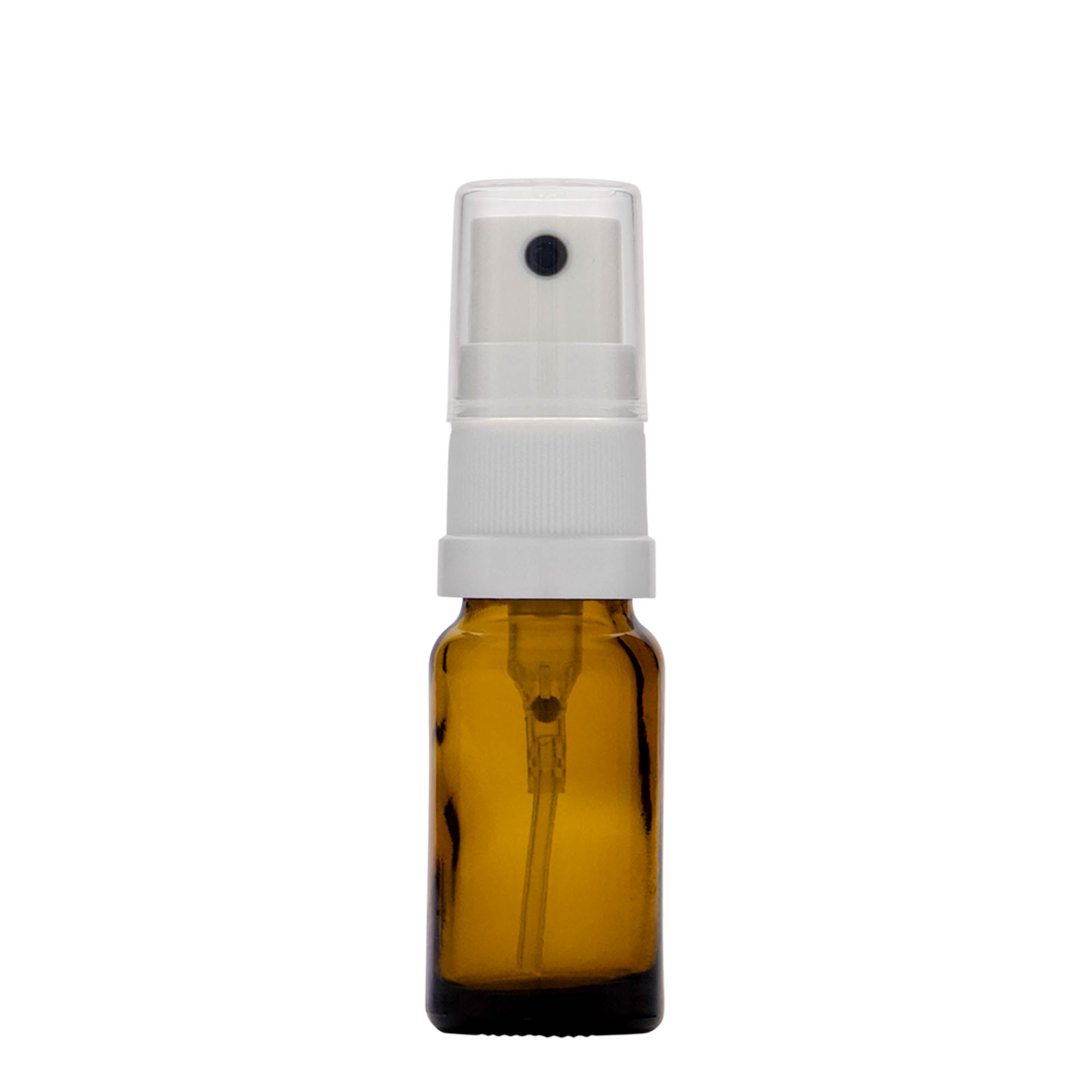 10 ml Sprey Şişesi Tıbbi, Cam, Kahverengi, Ağız: DIN 18