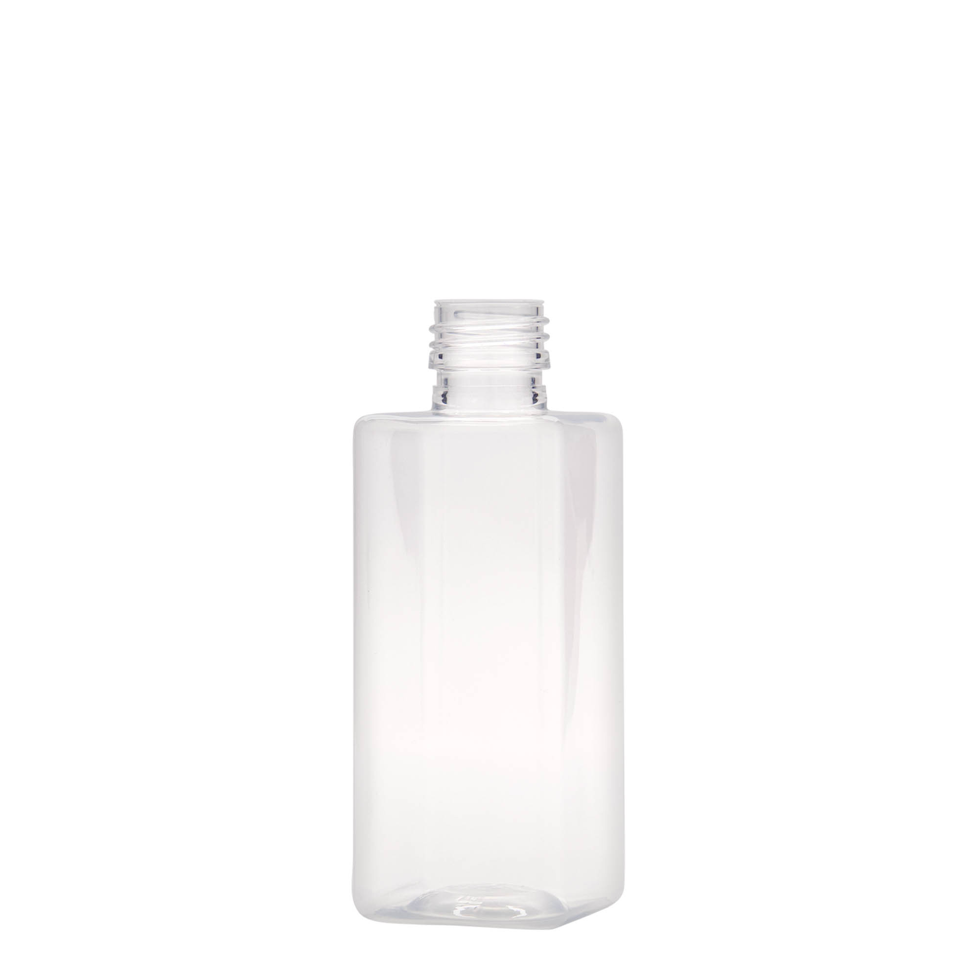 250 ml PET Şişe 'Karl', kare, plastik, ağız: PP 28