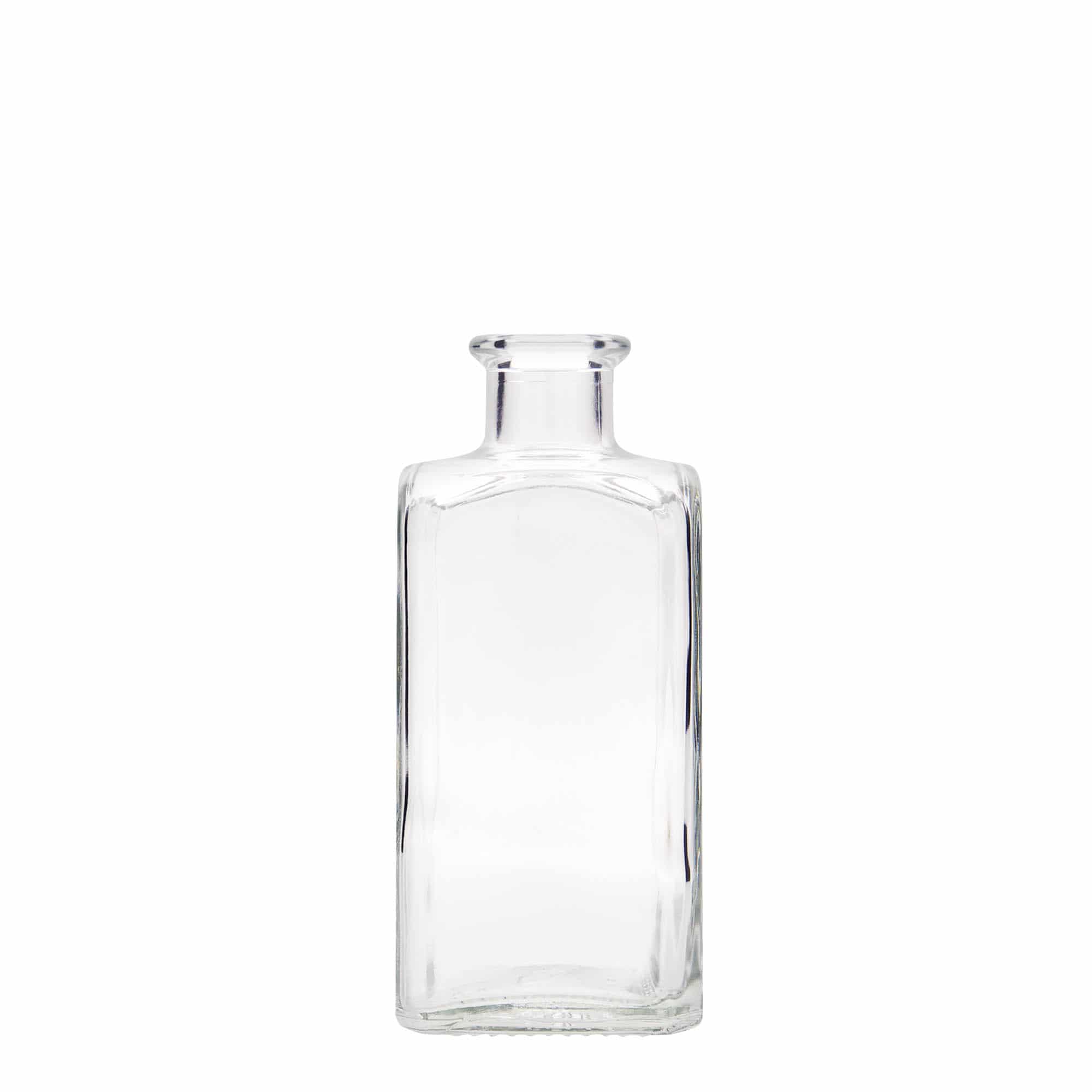 250 ml Cam şişe Eczacı Carré, kare, ağız: mantar 250 ml Cam şişe Eczacı Carré, kare, ağız: mantar