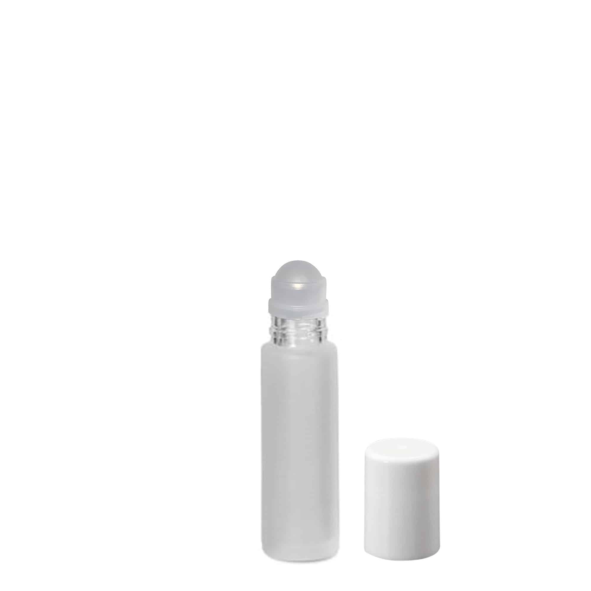 10 ml Roll-On şişe, cam, buzlu, ağız: vidalı kapak