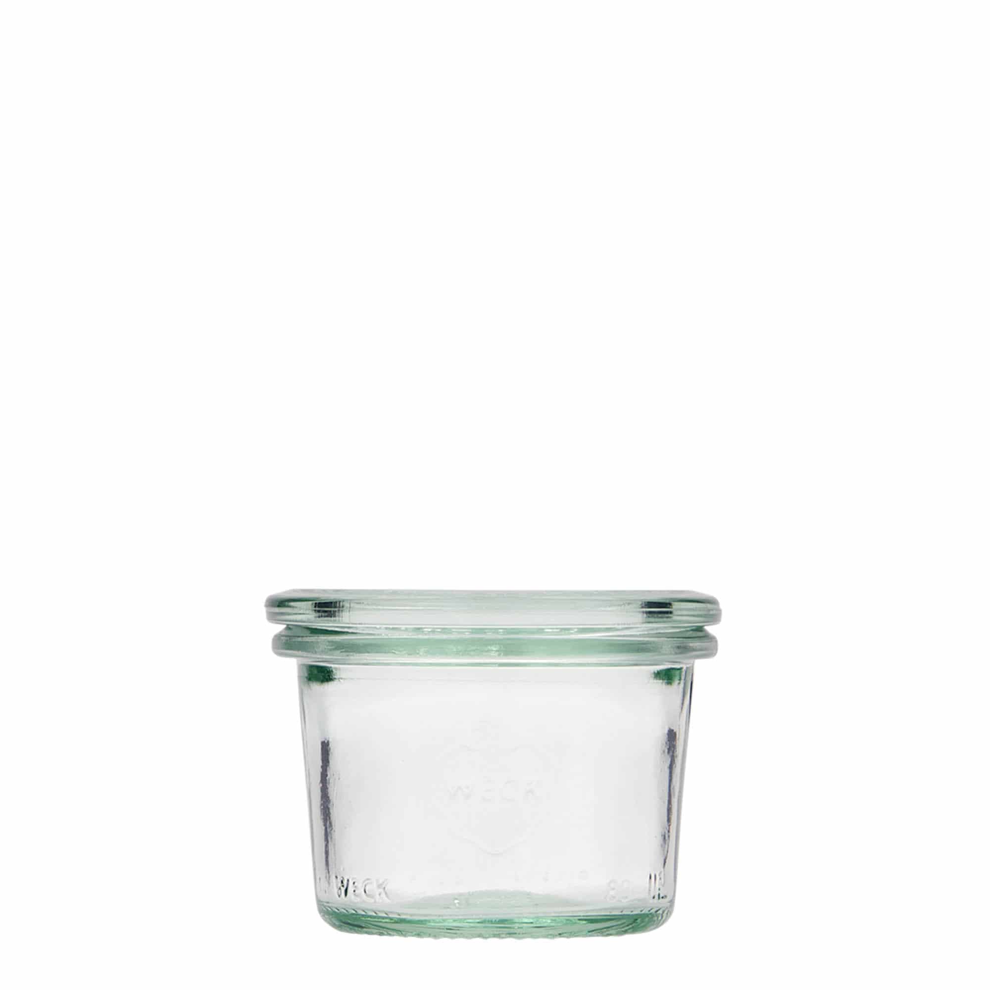 80 ml WECK kavanoz, ağız: yuvarlak kenar