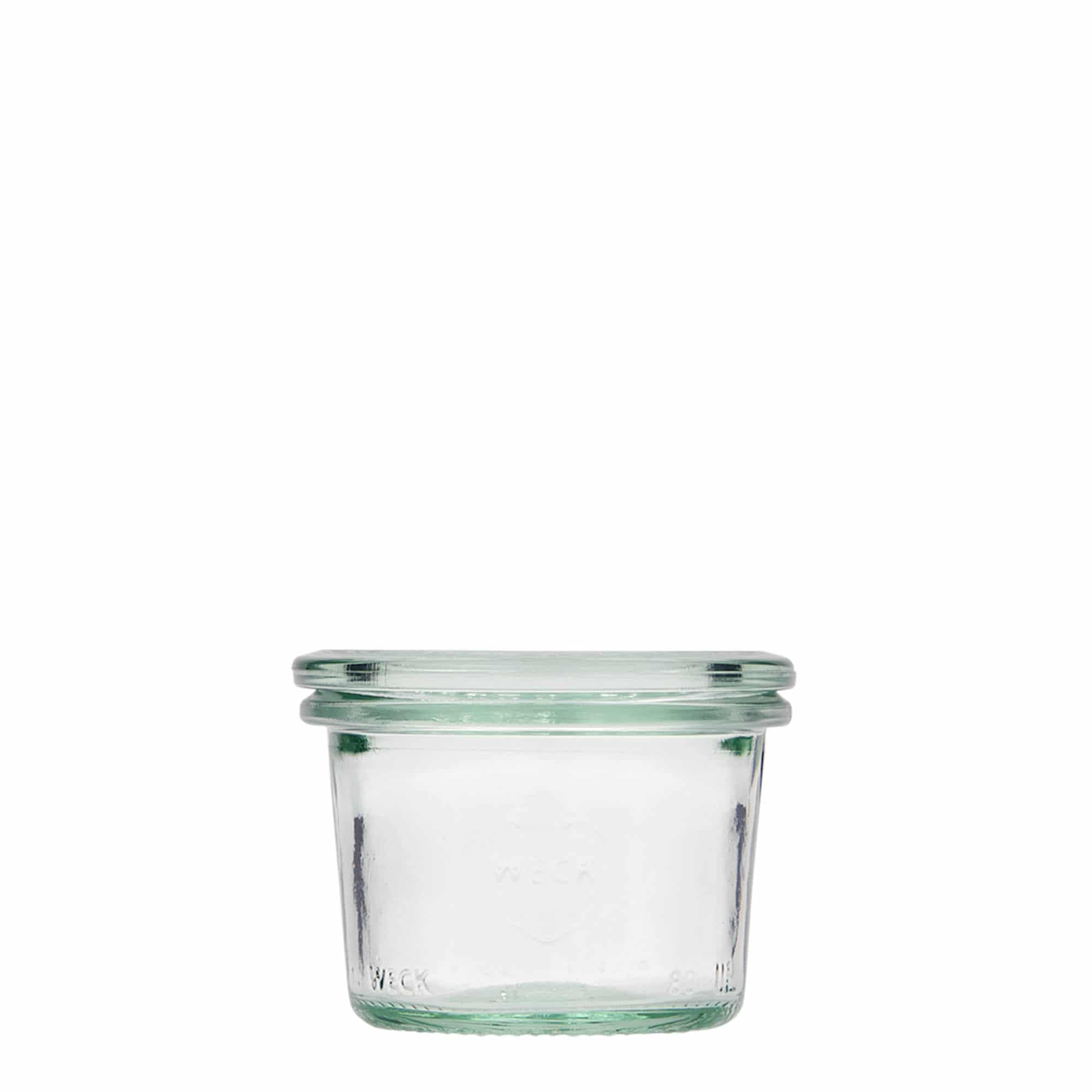 80 ml WECK kavanoz, ağız: yuvarlak kenar