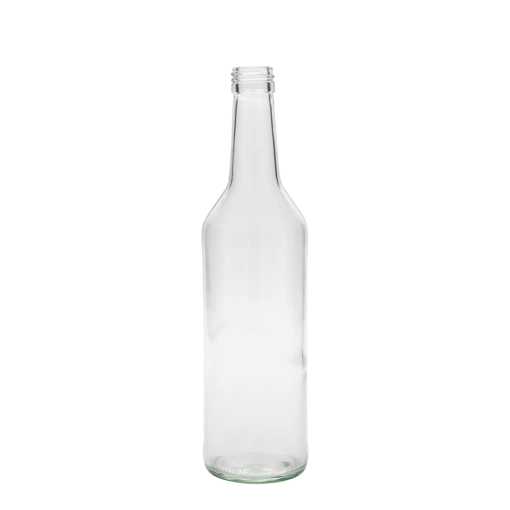 500 ml Düz Boyunlu Cam Şişe, Ağız: PP 28