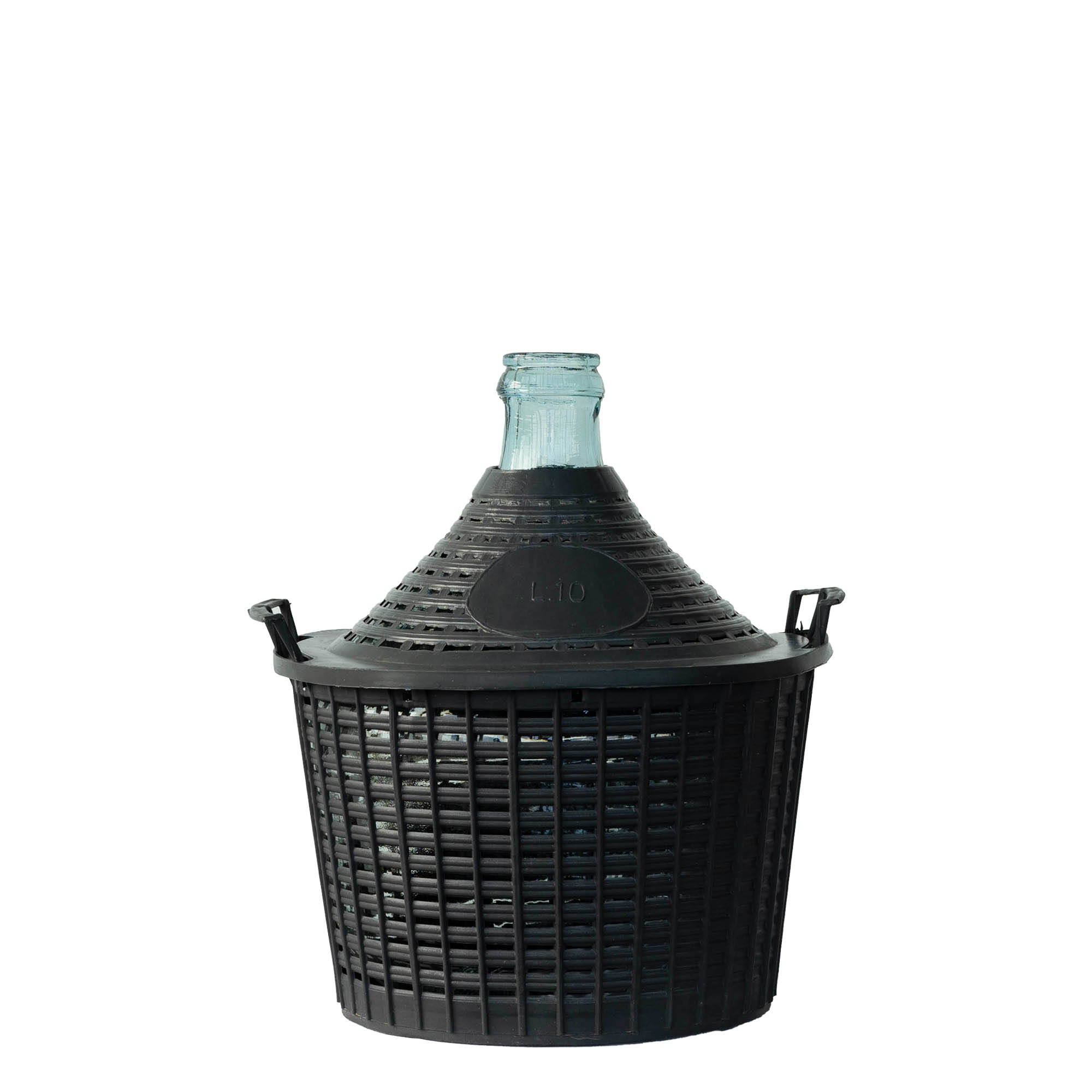 10 l Balon Şişesi Dar Boyun, Cam, Ağız: Kapaklı 10 l Balon Şişesi Dar Boyun, Cam, Ağız: Kapaklı