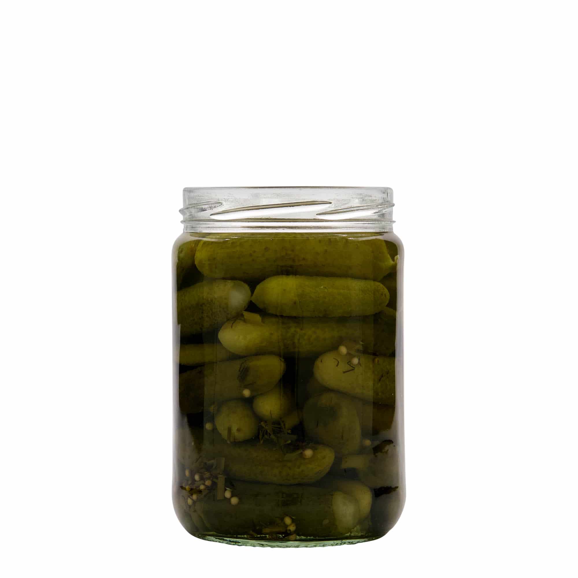 580 ml Konserve kavanozu, Ağız: Vidalı Kapak (TO 82)