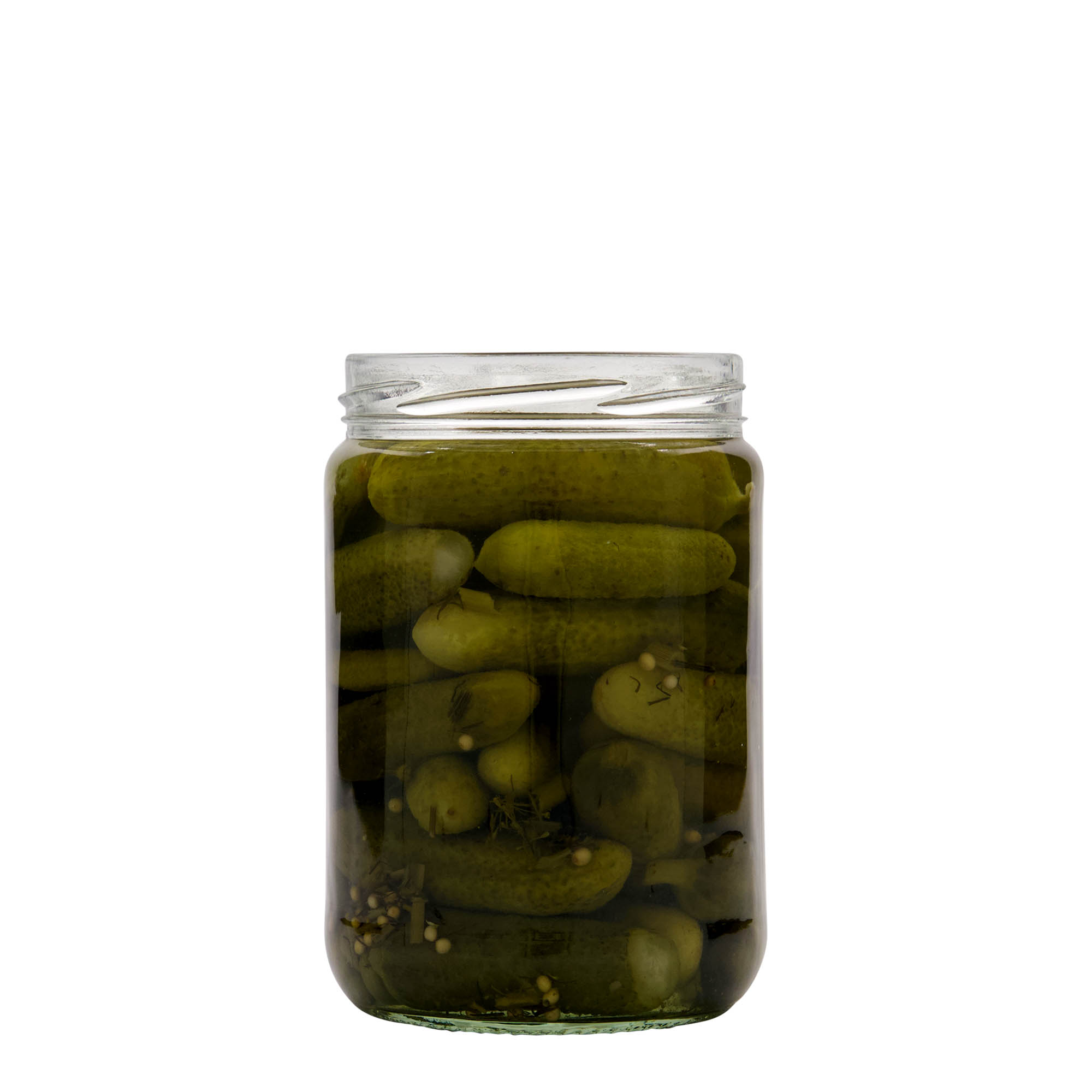 580 ml Konserve kavanozu, Ağız: Vidalı Kapak (TO 82) 580 ml Konserve kavanozu, Ağız: Vidalı Kapak (TO 82)