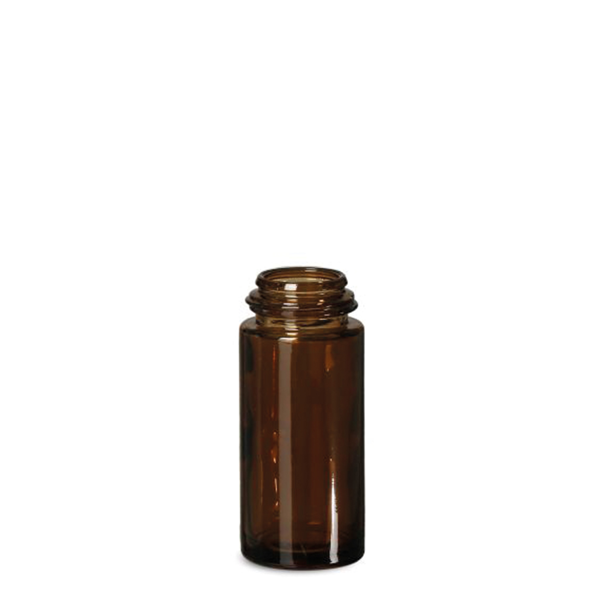50 ml Roll-On Şişe, Cam, Kahverengi, Ağız: Vidalı Kapak