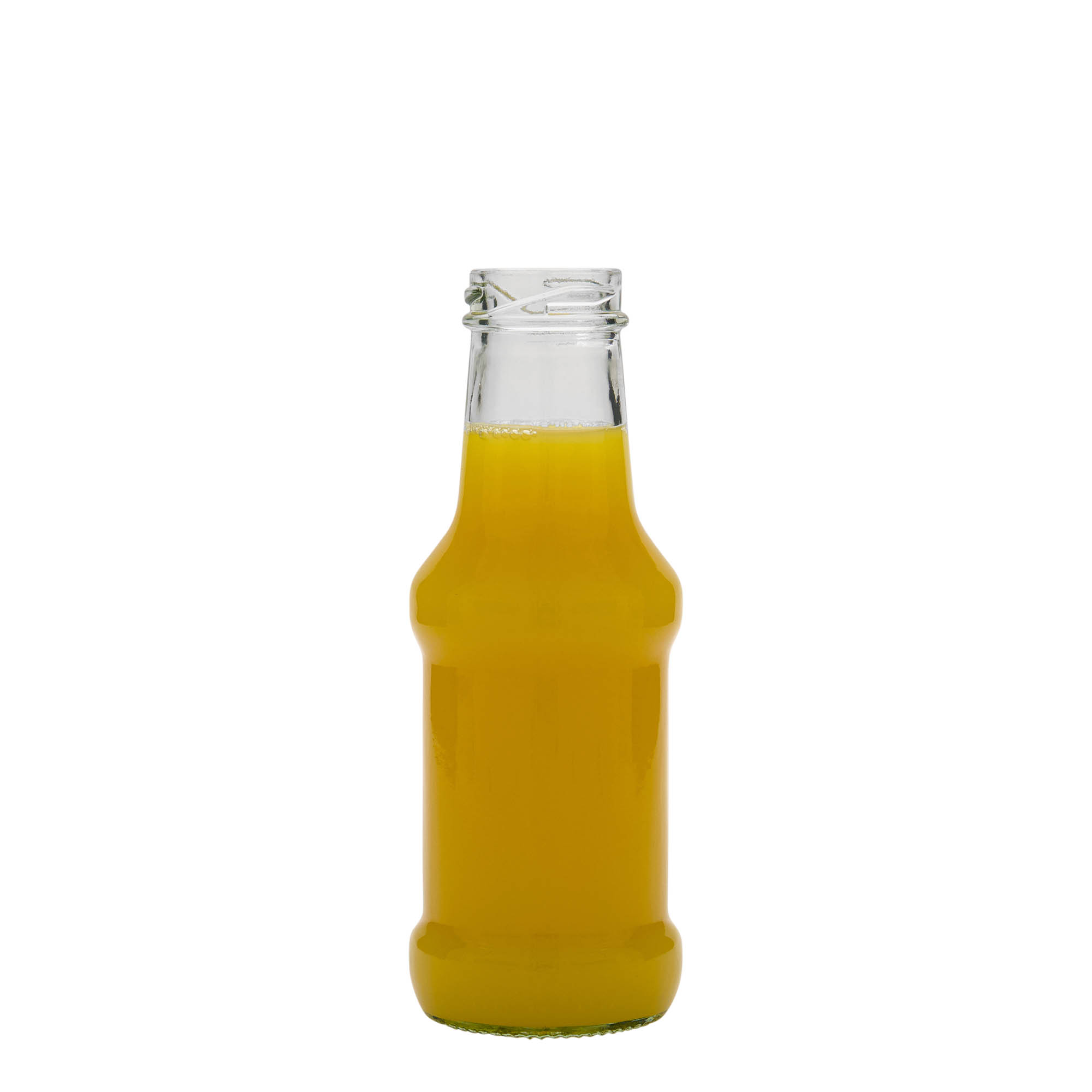 250 ml Sos Şişesi, Cam, Ağız: Vidalı Kapak (TO 38)