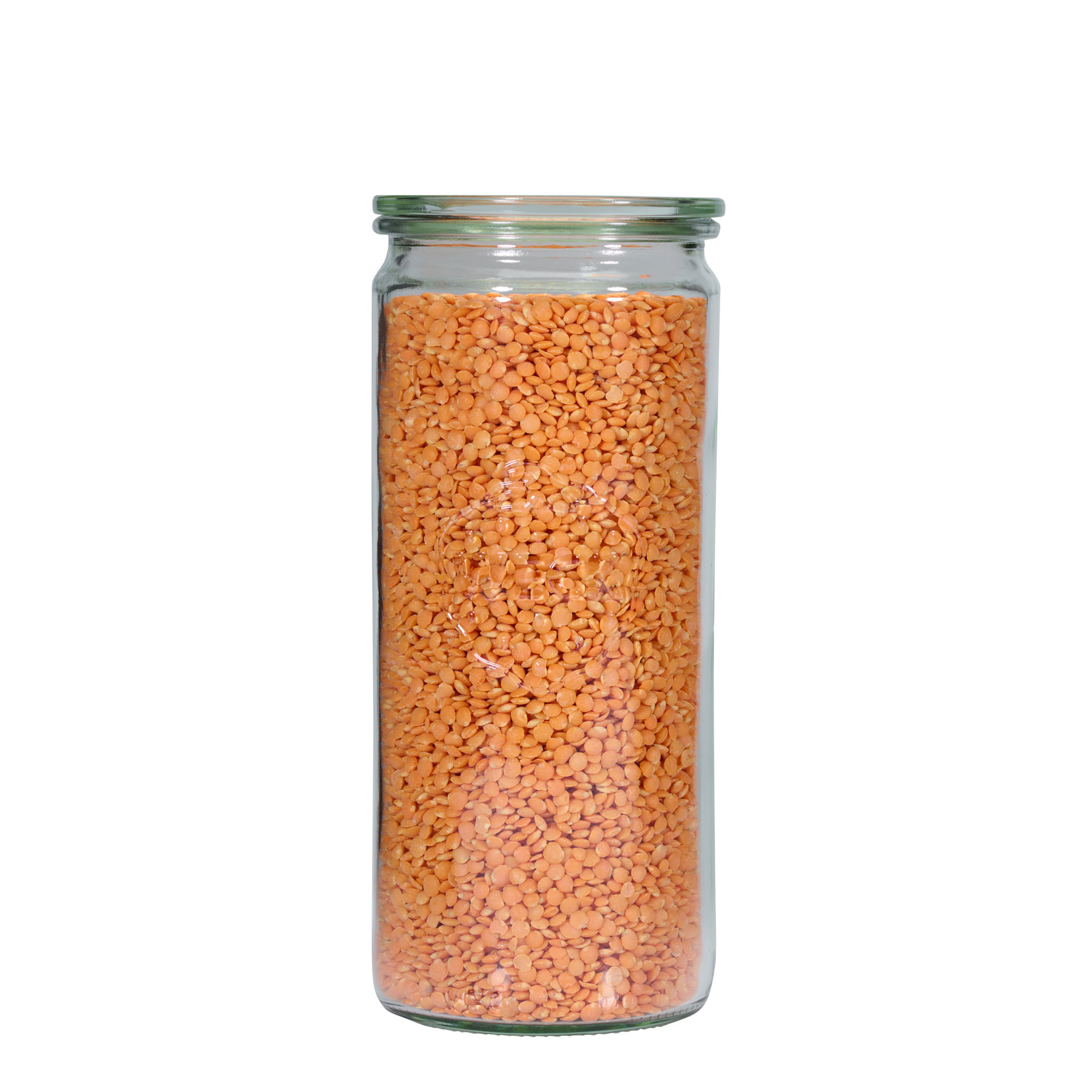 1.040 ml WECK Silindir Cam, Ağız: Yuvarlak Kenar