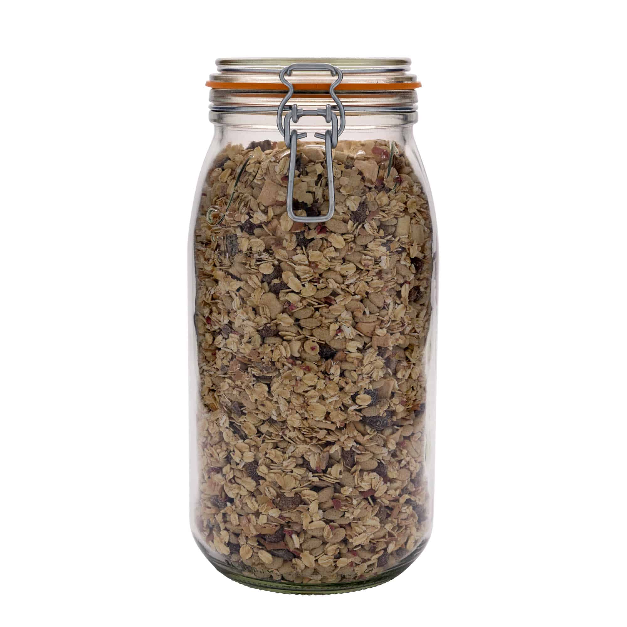 3.000 ml Tel kapaklı kavanoz 'Le Parfait Super Bocal', Ağız: Tel kapaklı kapak