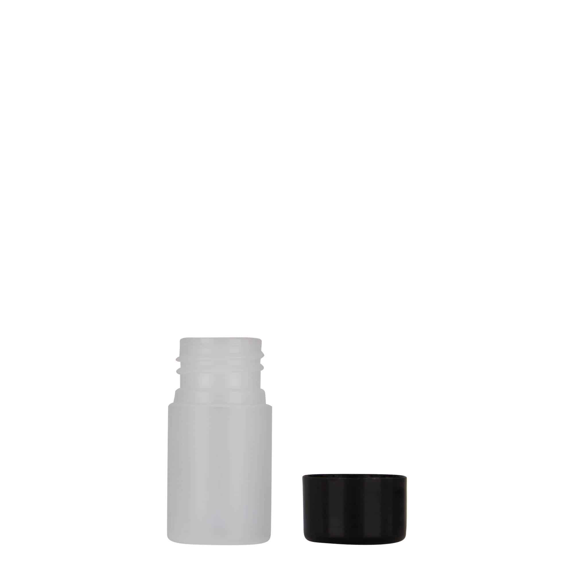 15 ml plastik şişe 'Tuffy', HDPE, doğal, ağız: 24/410