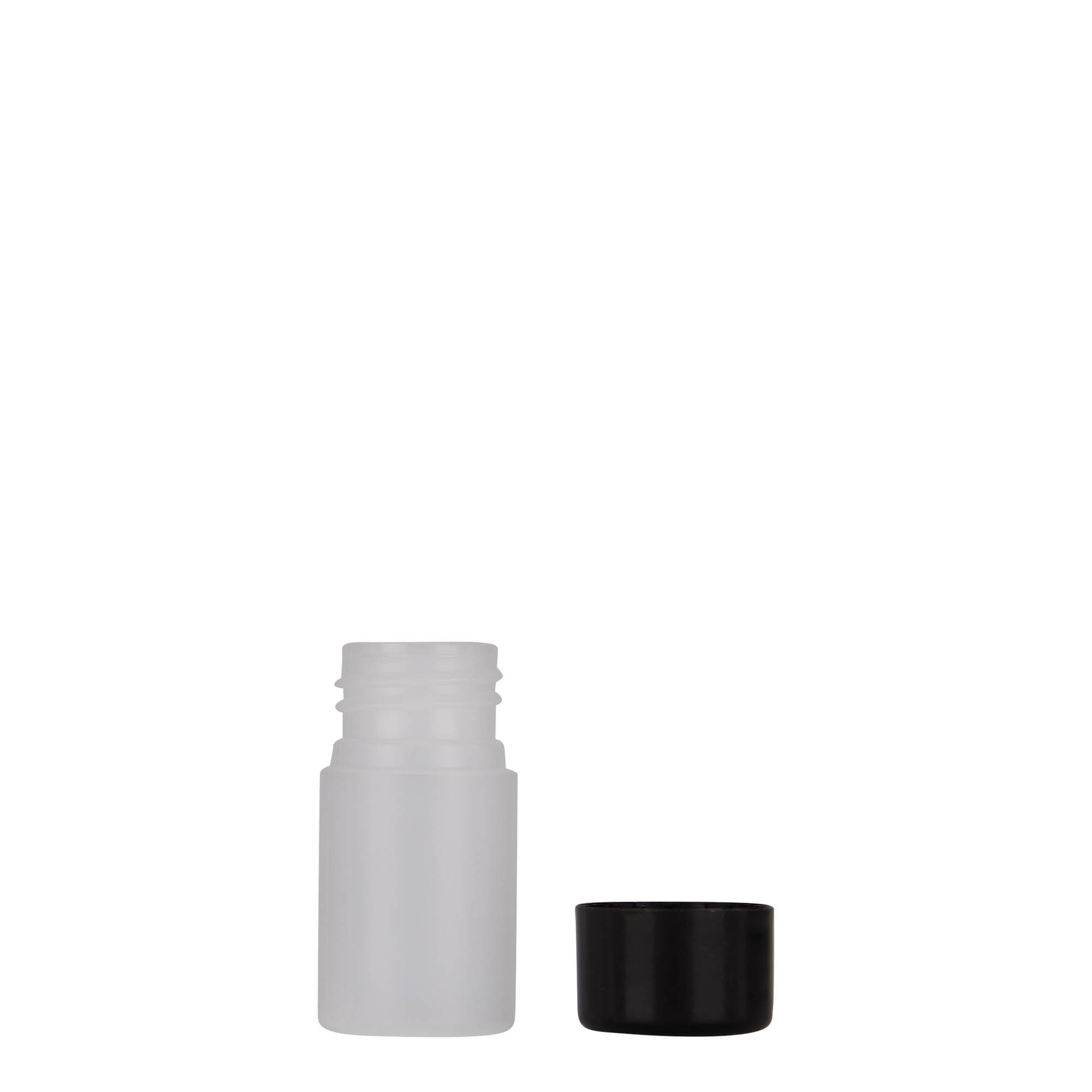 15 ml plastik şişe 'Tuffy', HDPE, doğal, ağız: 24/410