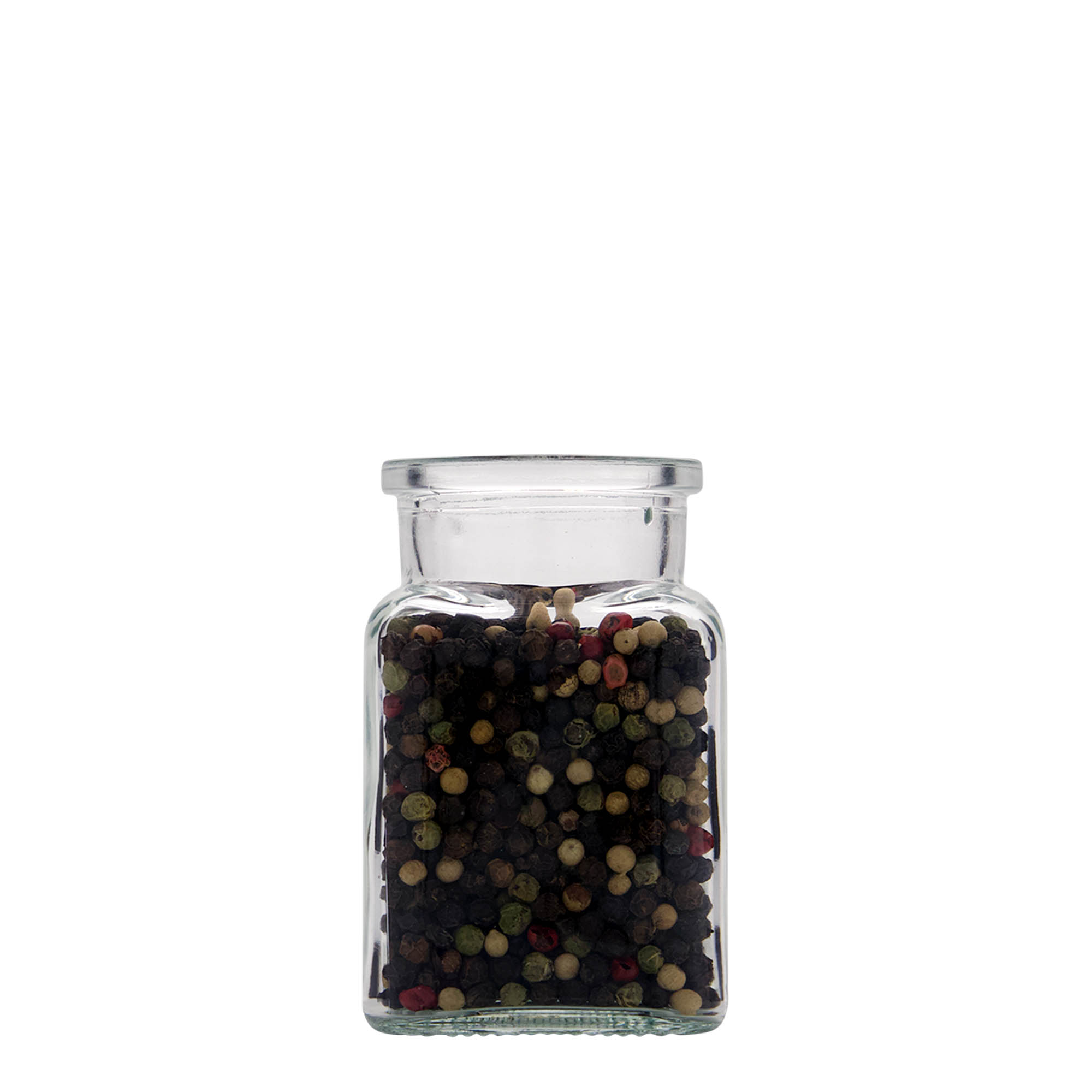 150 ml mantar kapaklı cam, kare, ağız: mantar