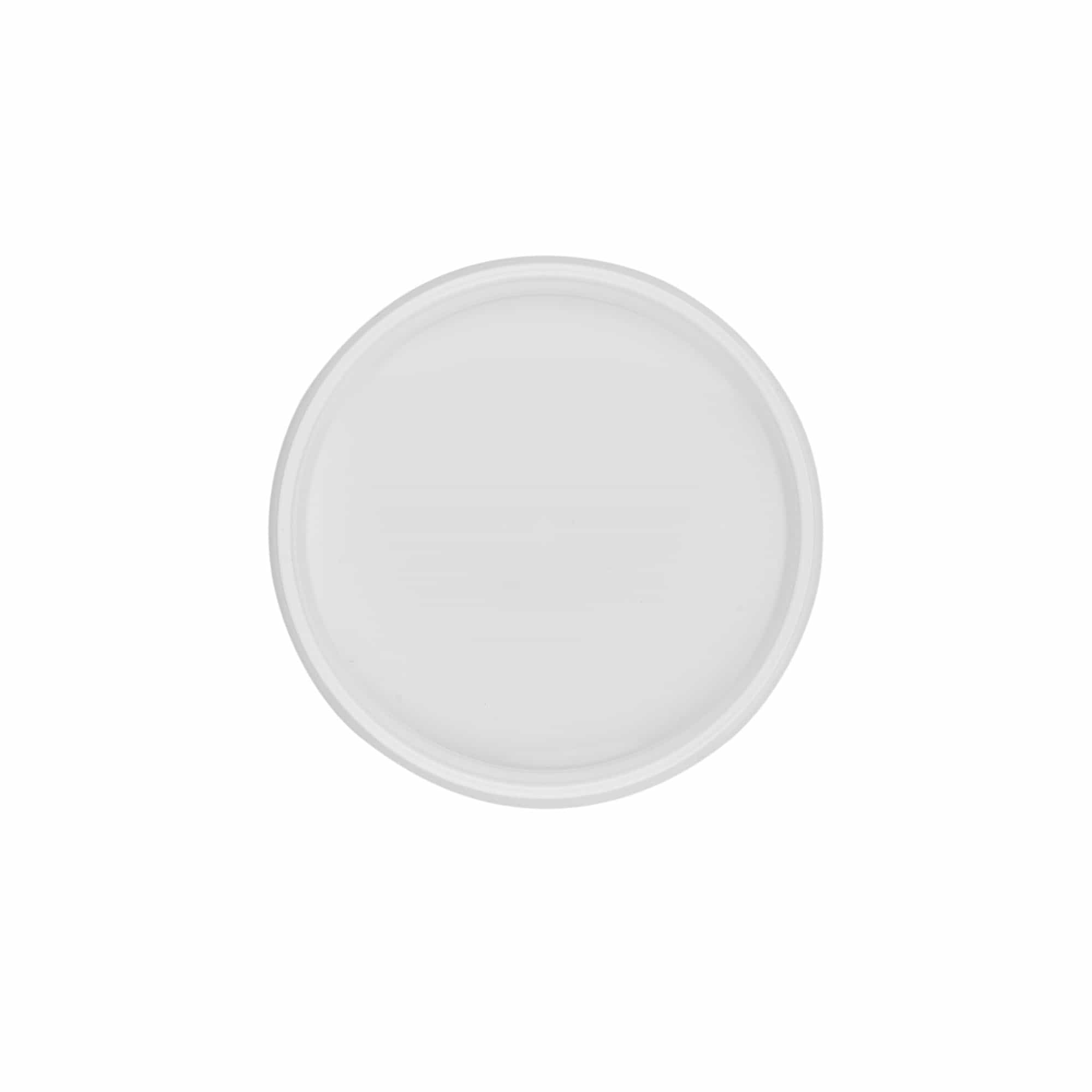 Kapak 0,6 l kova için, PP plastik, beyaz