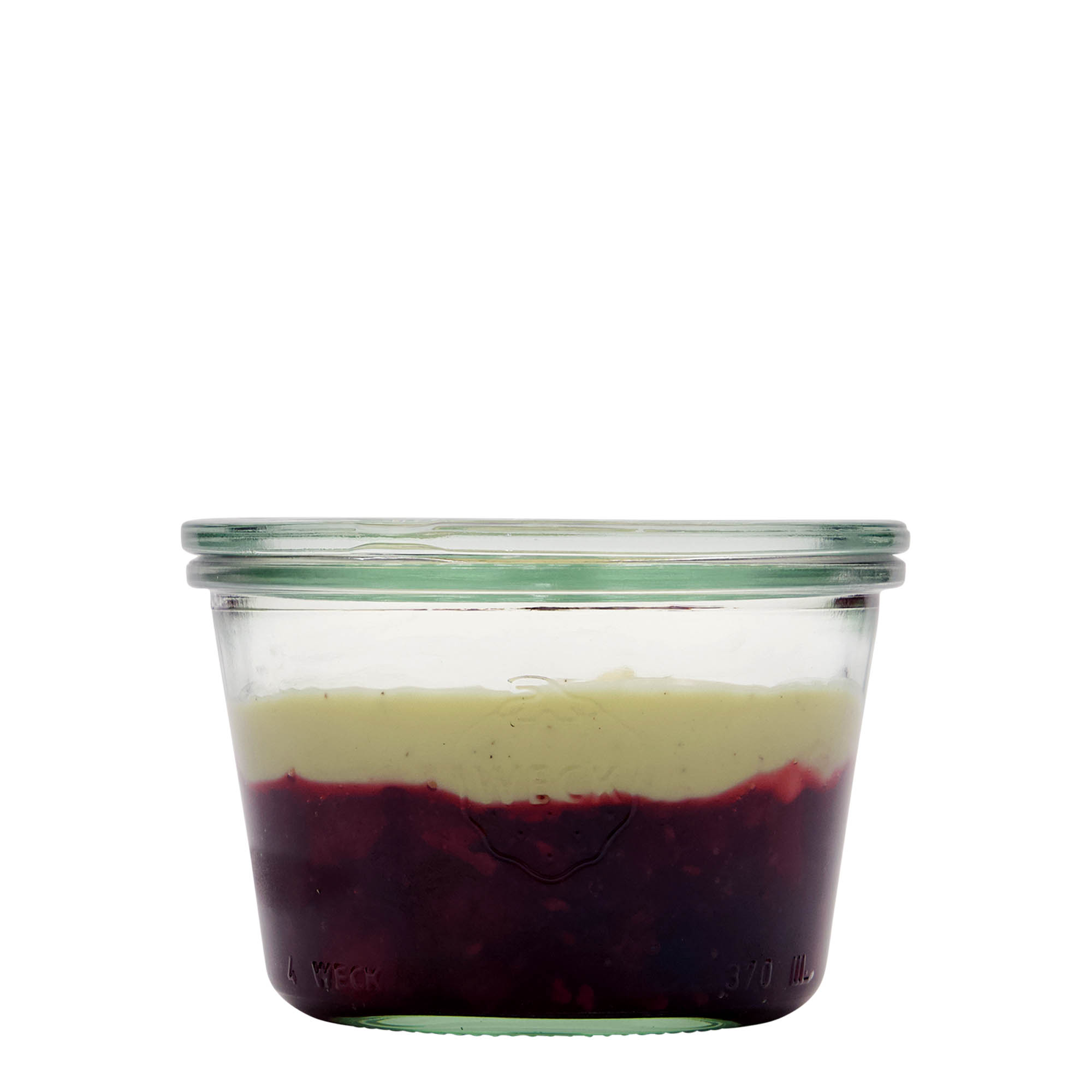 370 ml WECK Dökme Kavanoz, Ağız: Yuvarlak Kenar