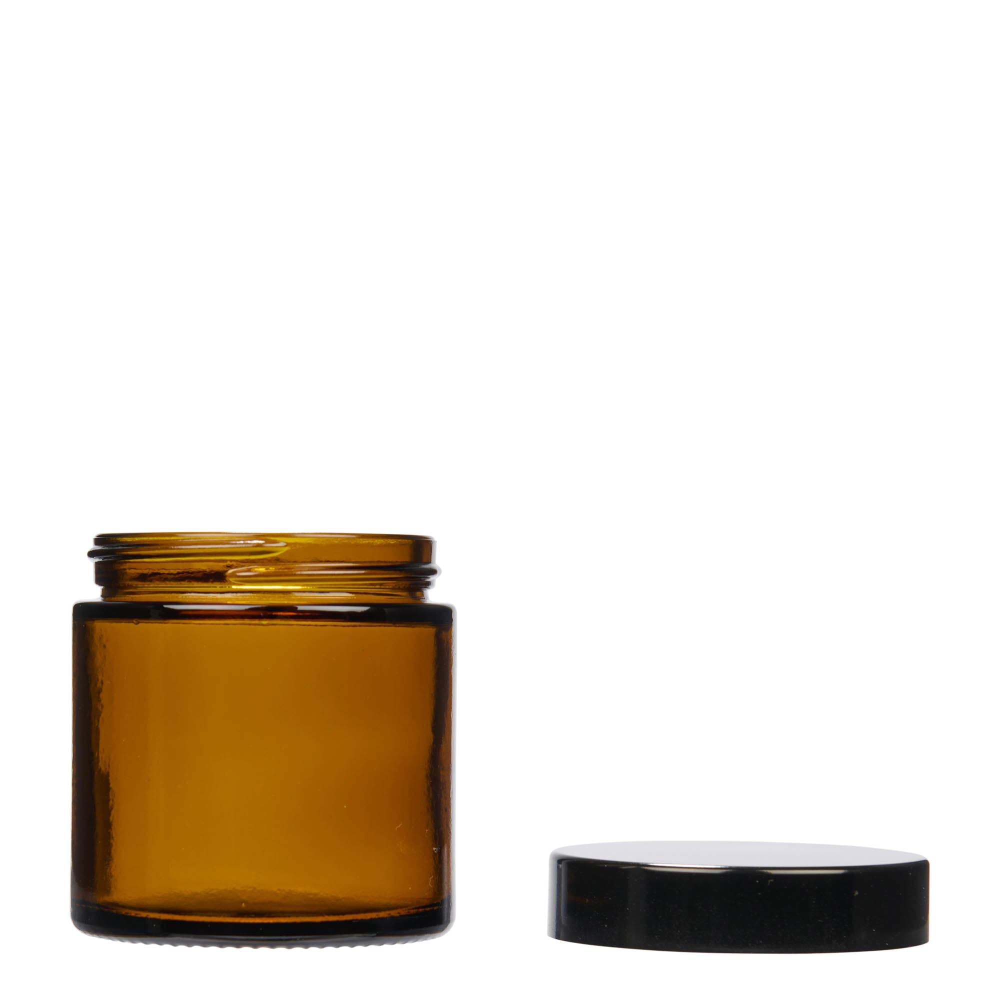 120 ml Kavanoz 'Brown Line', cam, kahverengi, ağız: Vidalı kapak