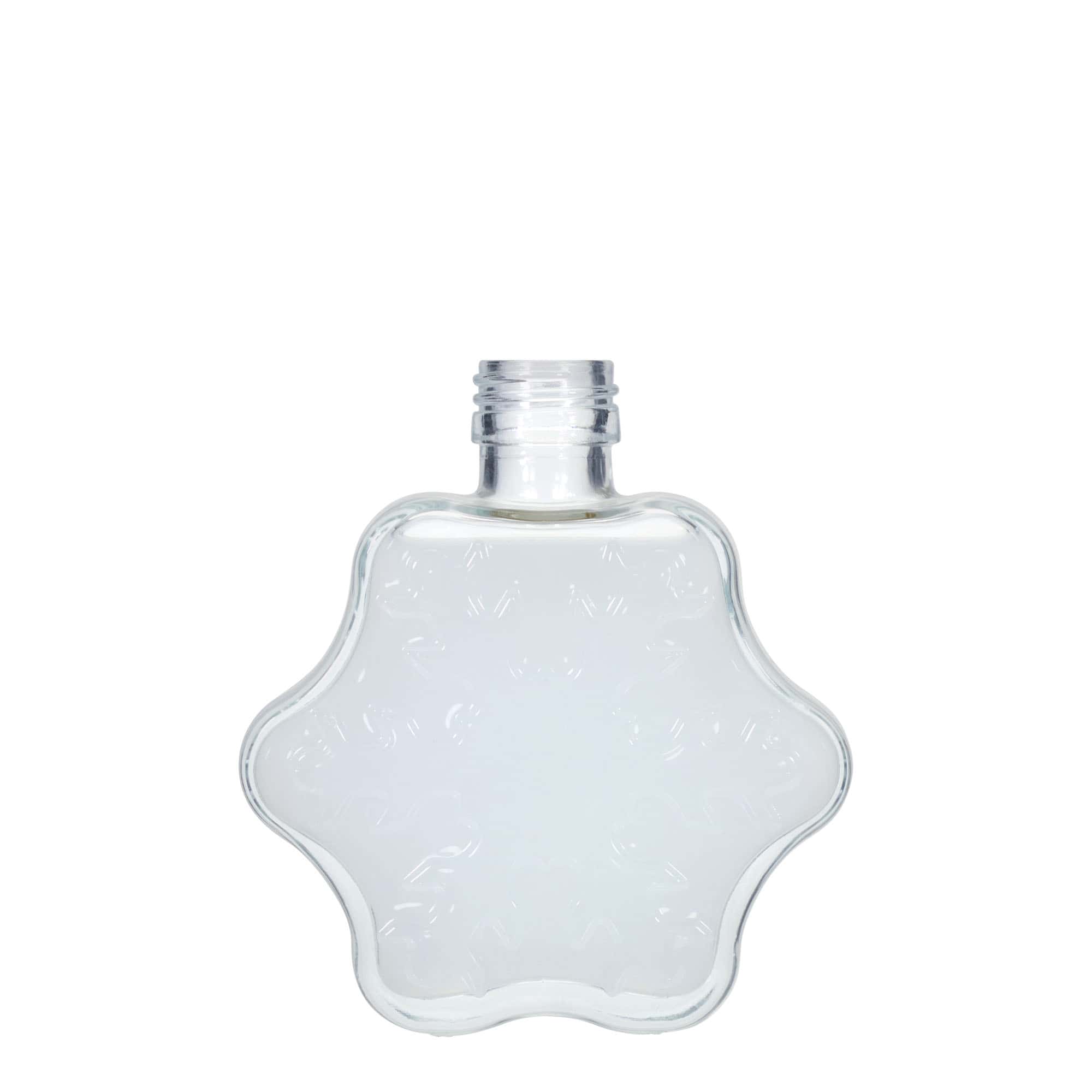 200 ml cam şişe 'Kar Tanesi', ağız: PP 28