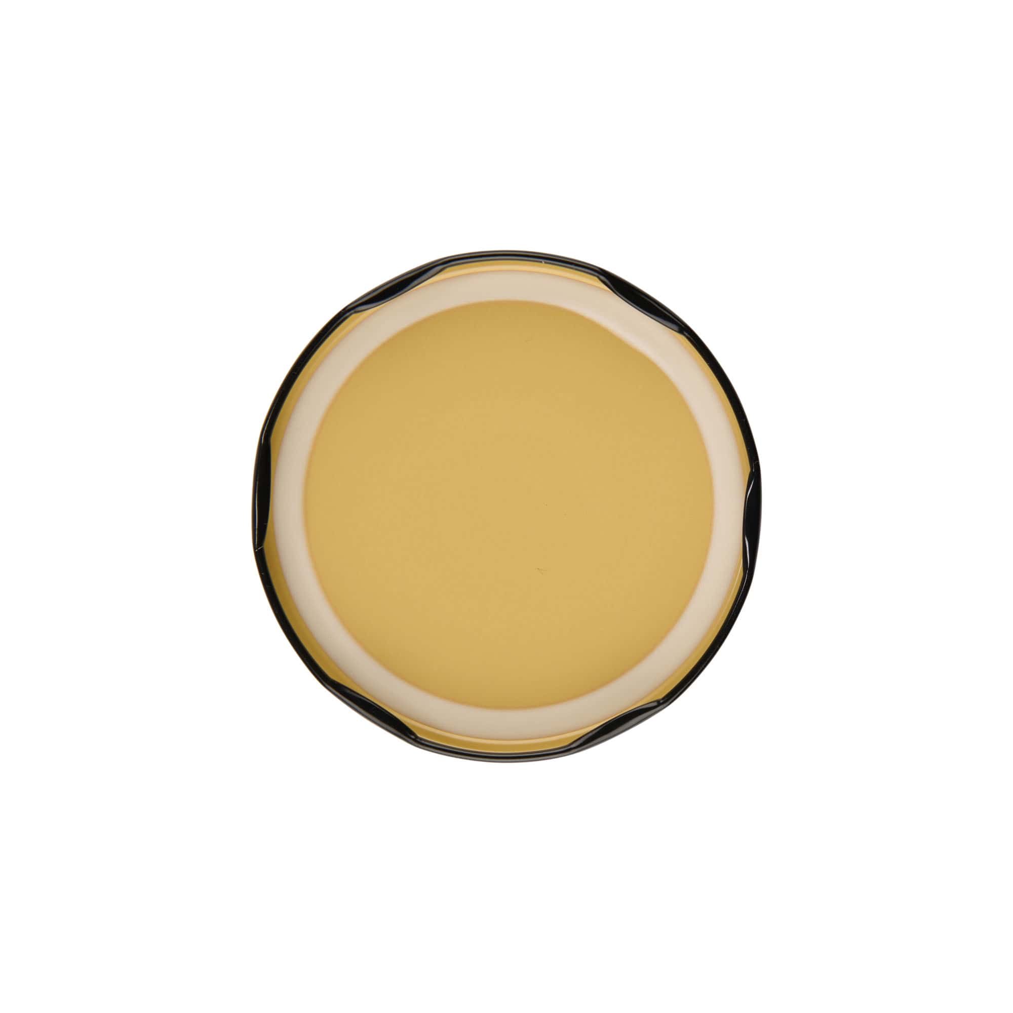 Twist-Off-Kapak, Beyaz Teneke, siyah, ağız için: TO 82