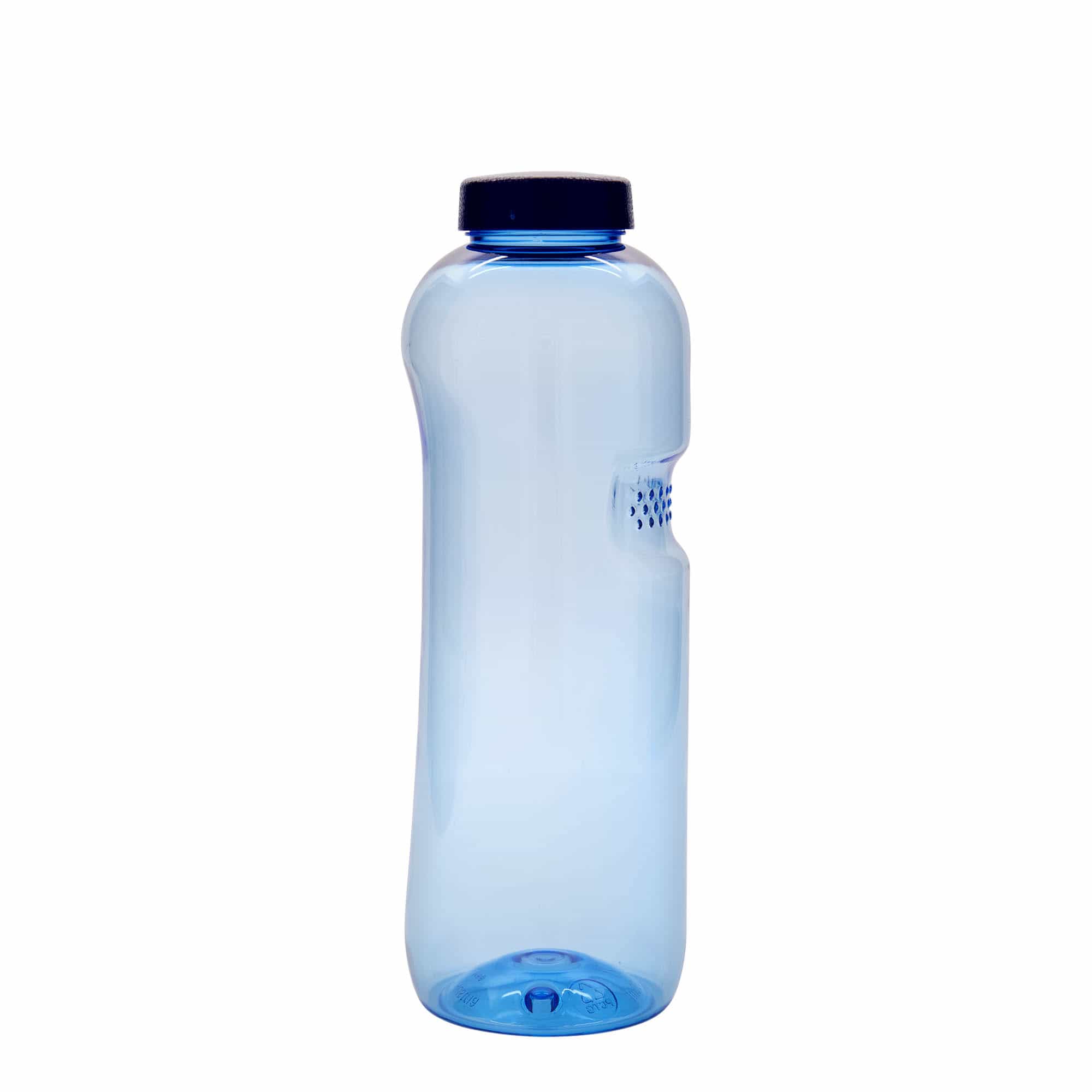 1.000 ml PET içme şişesi 'Kavodrink', plastik, mavi
