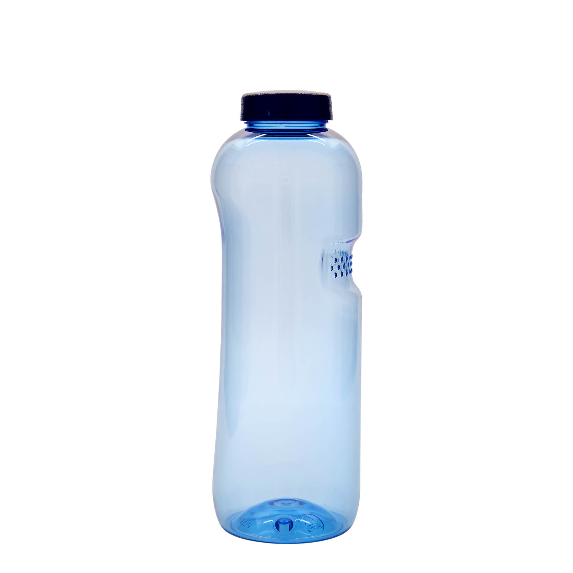 1.000 ml PET içme şişesi 'Kavodrink', plastik, mavi