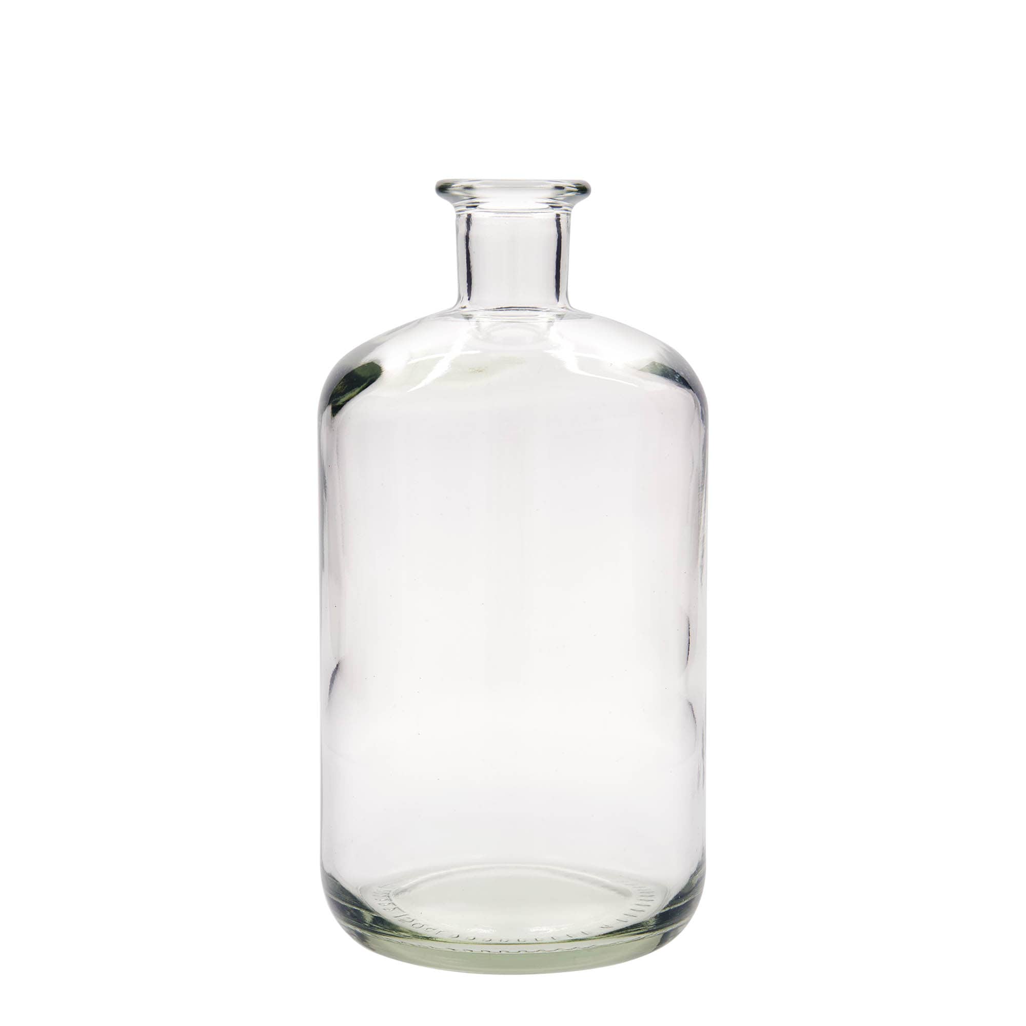 1.500 ml Eczacı Cam Şişe, Ağız: Mantar