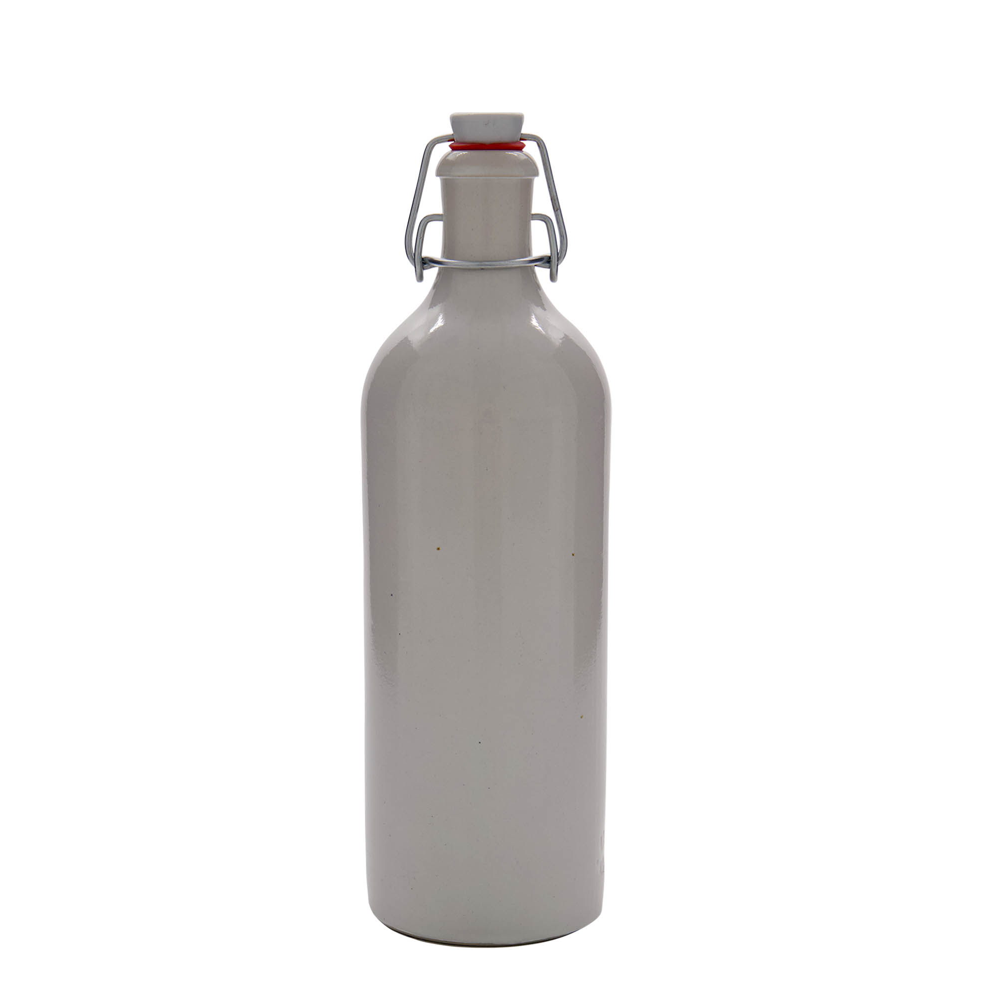 750 ml toprak testi, taş seramik, beyaz, ağız: mandallı kapak 750 ml toprak testi, taş seramik, beyaz, ağız: mandallı kapak