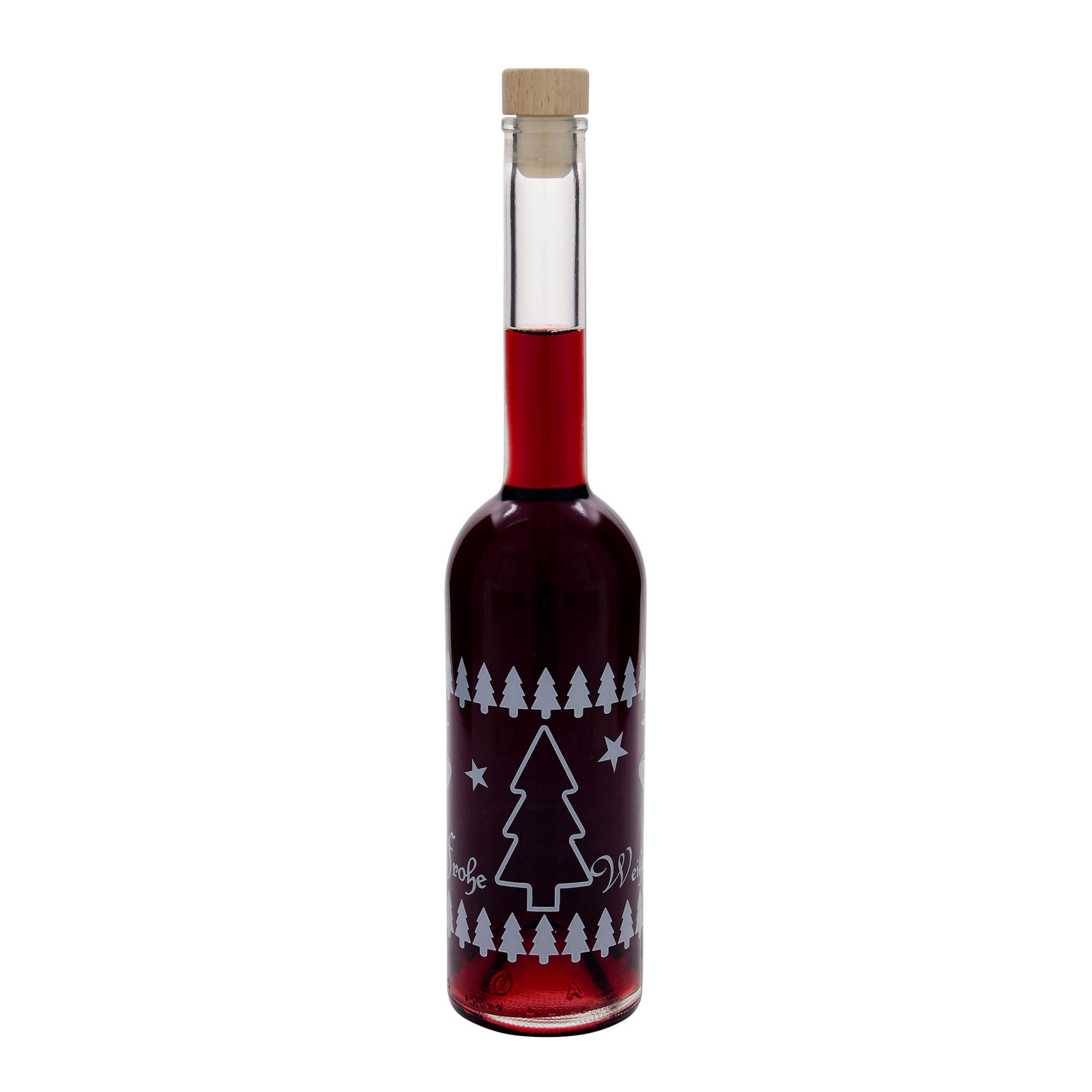 500 ml Cam şişe 'Opera', Motif: Klasik Noel, Ağız: Mantar 500 ml Cam şişe 'Opera', Motif: Klasik Noel, Ağız: Mantar