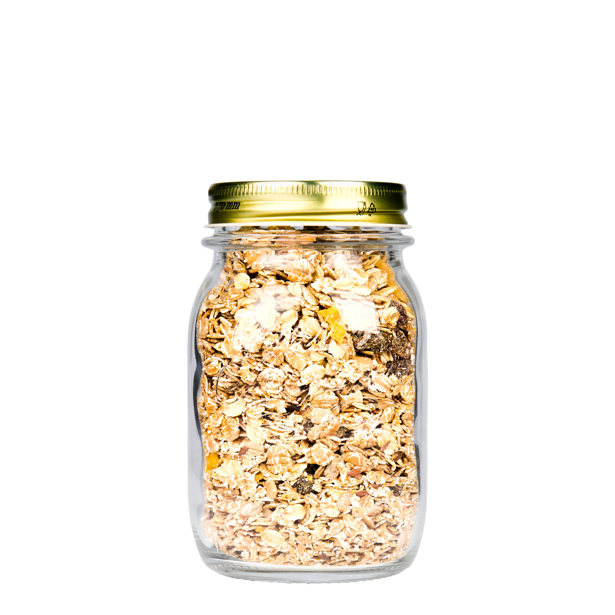 500 ml Cam 'Quattro Stagioni', Ağız: Vidalı kapak 500 ml Cam 'Quattro Stagioni', Ağız: Vidalı kapak